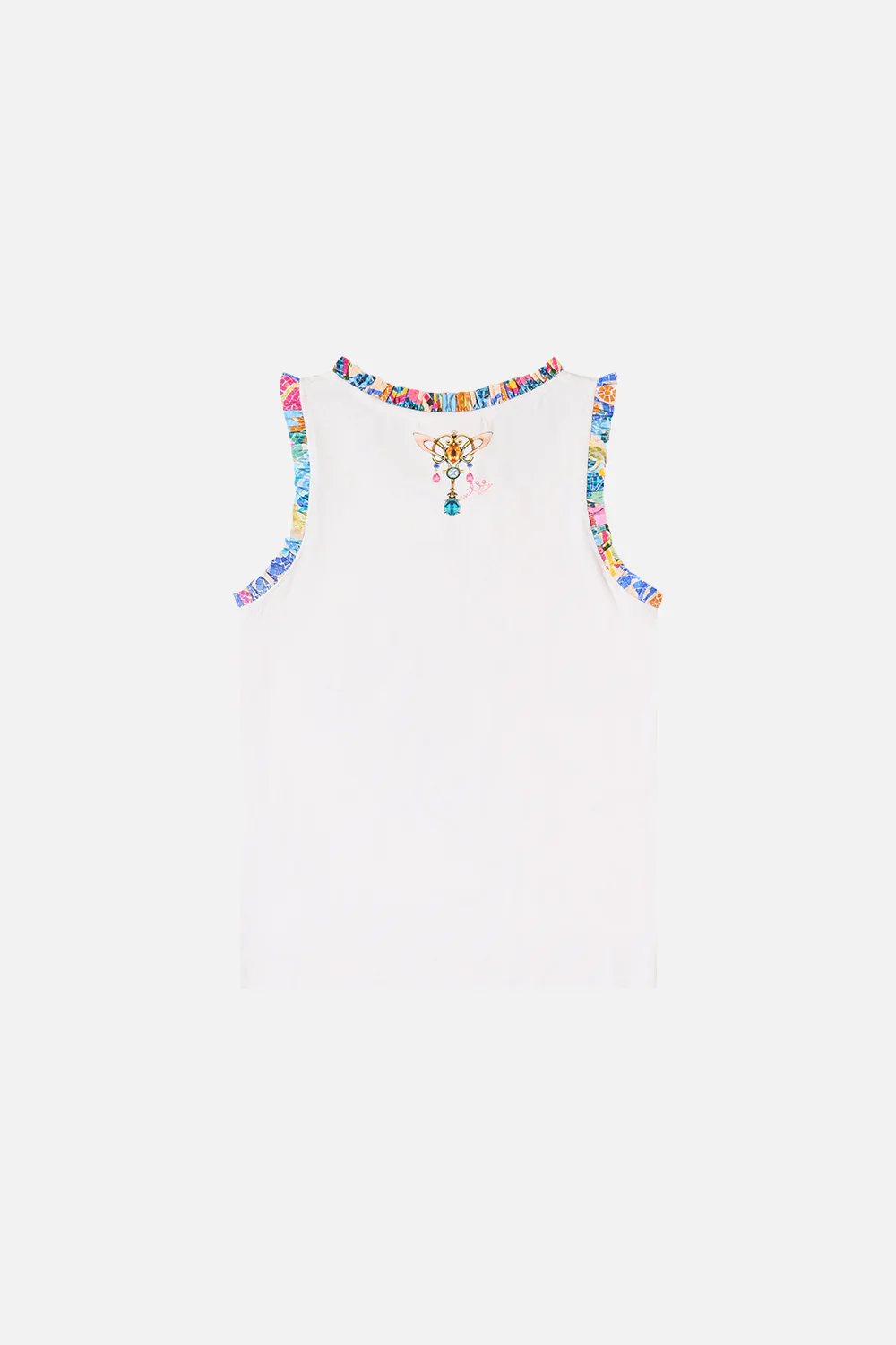 KIDS TANK TOP WITH FRILL EDGE NAVÀS NOUVEAU - Image 2