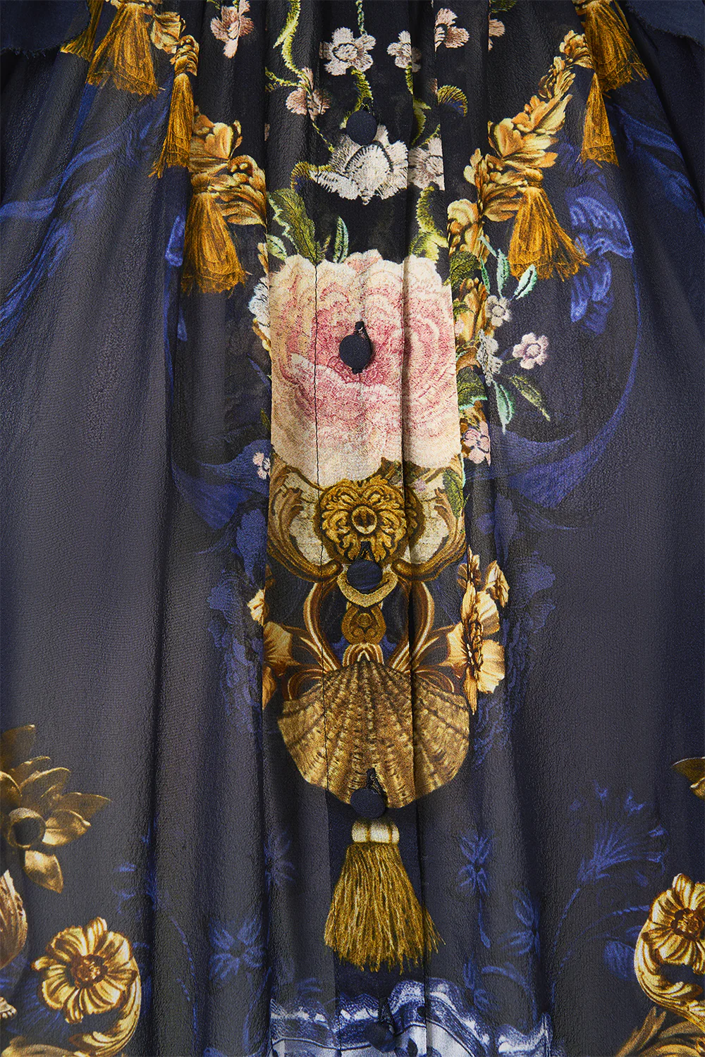 RELAXED BLOUSE WITH FRILL SLEEVE DETAIL NOTES FROM THE BLUE ROOM - Image 3