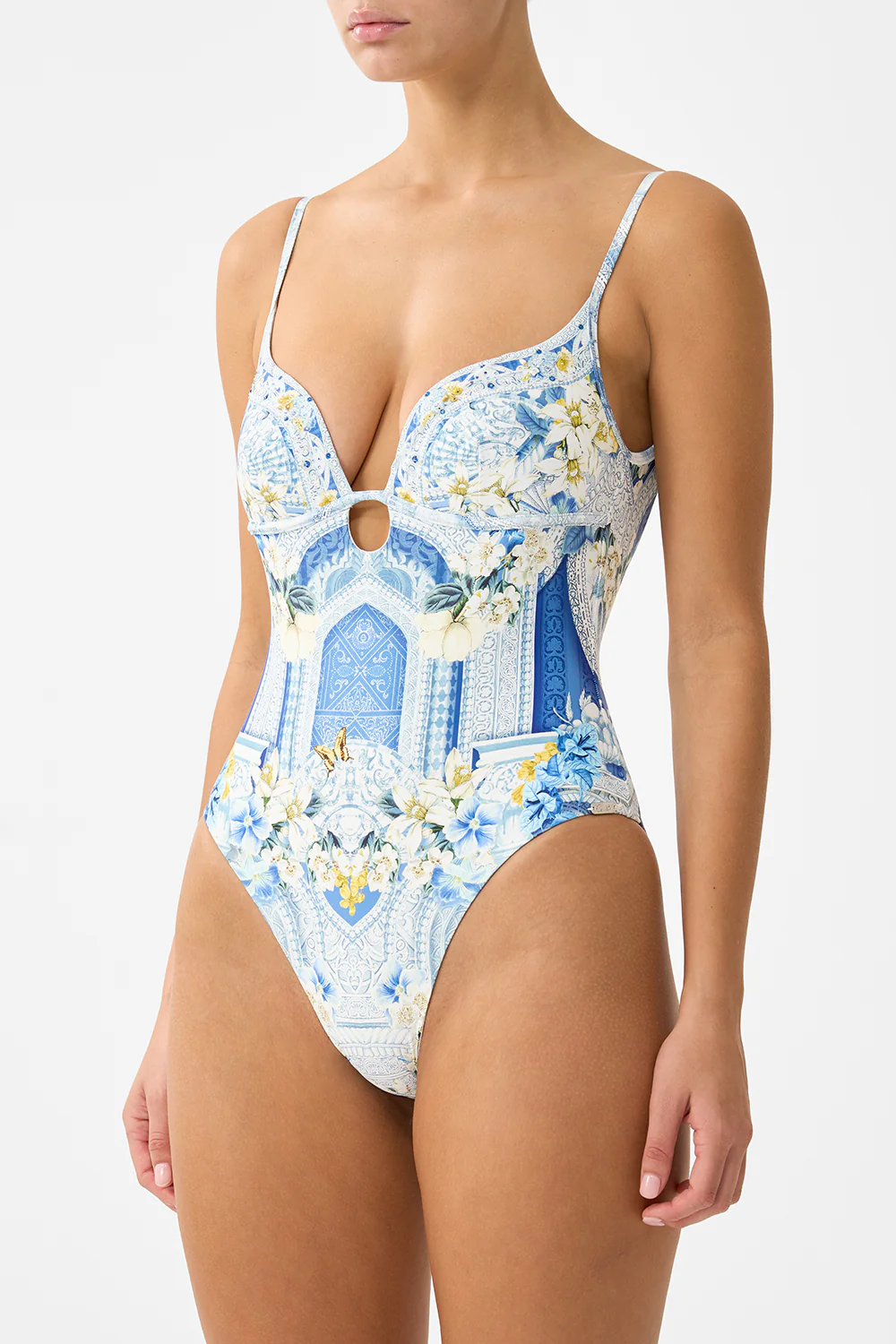CONTINUOUS UNDERWIRE ONE PIECE WITH KEYHOLE DE NADA GRANADA - Image 5