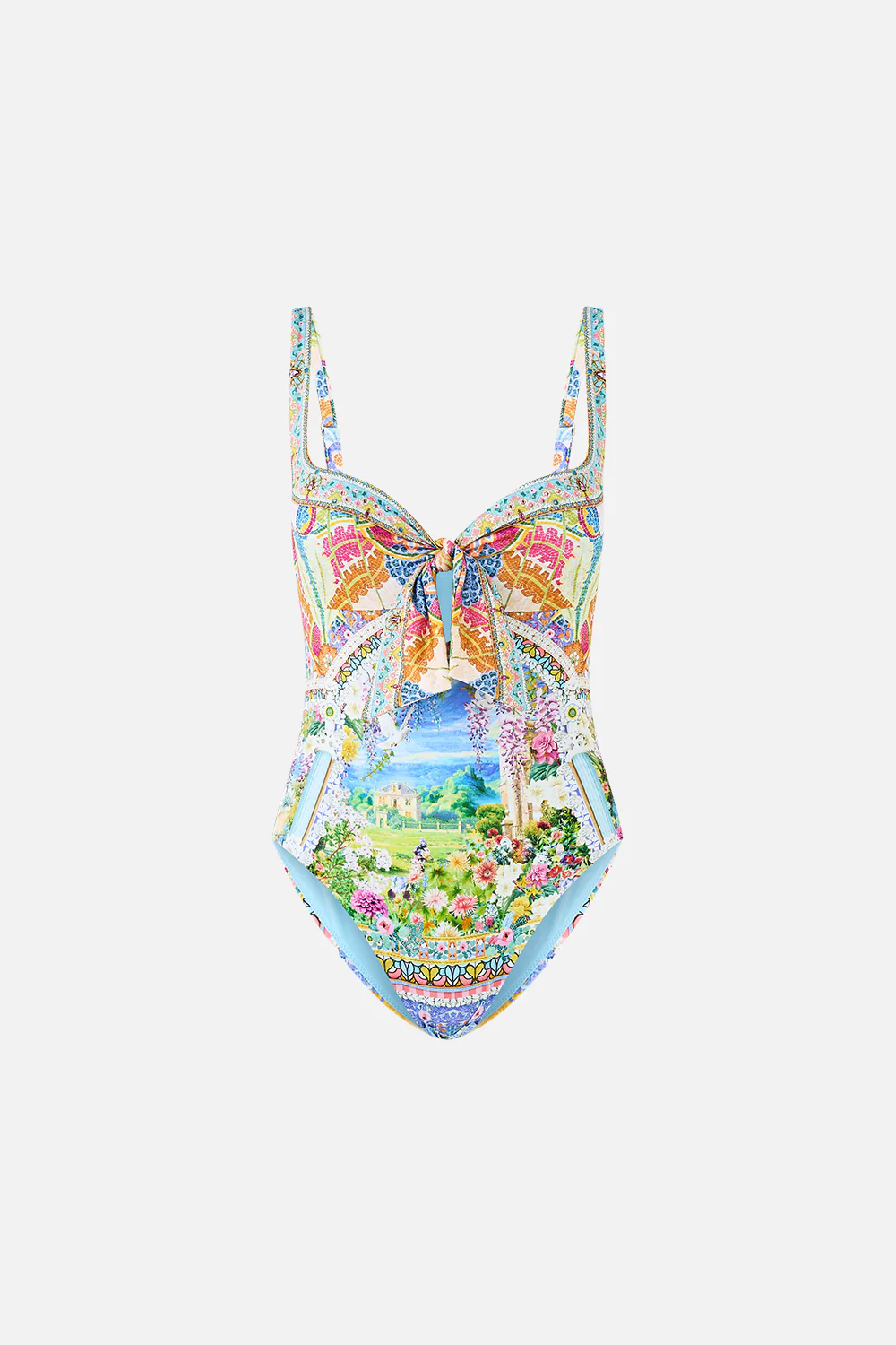 SWEETHEART NECK ONE PIECE WITH TIE FRONT NAVÀS NOUVEAU - Image 3