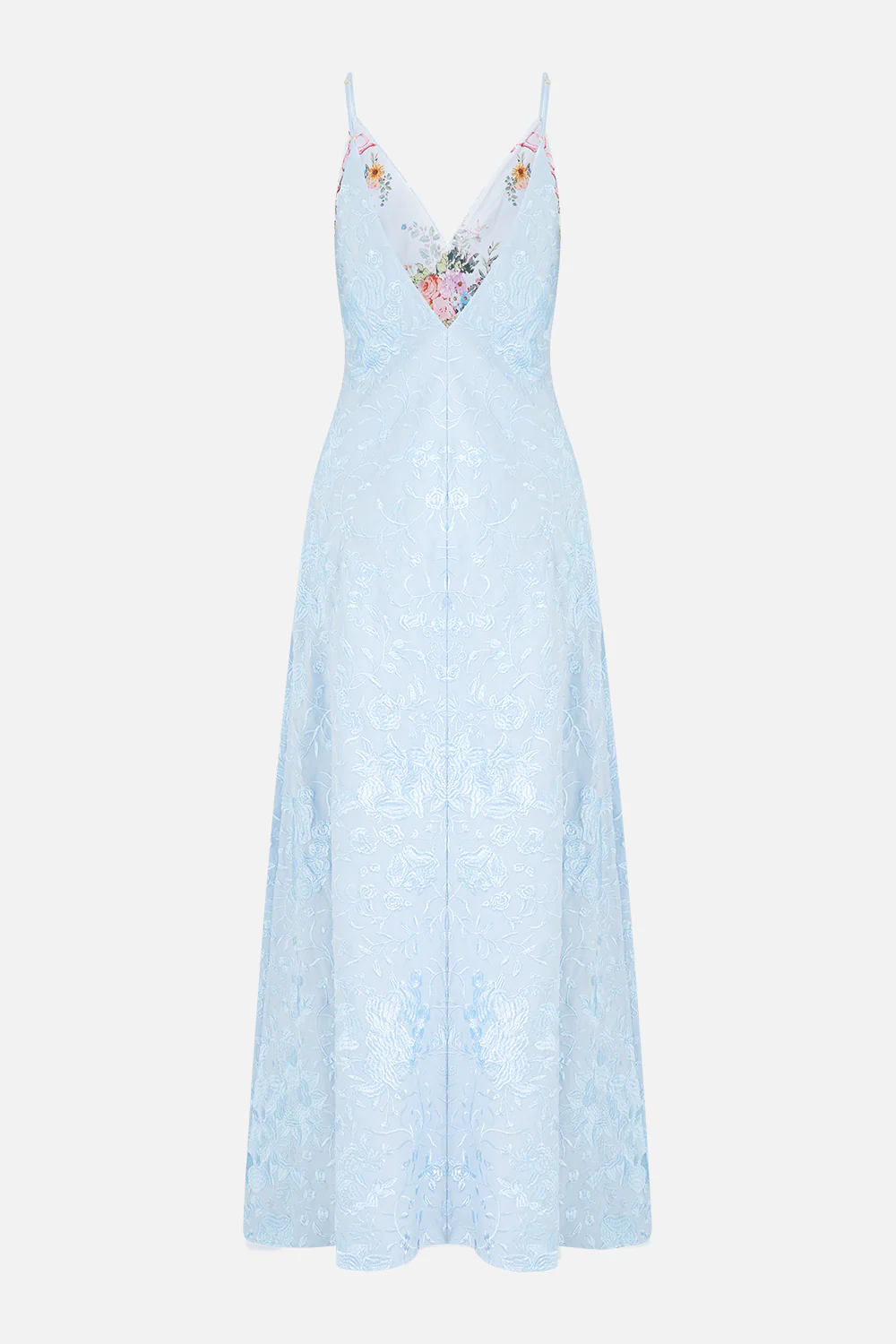 V NECK FULL LENGTH BIAS SLIP DRESS SEVILLE SWEETHEART - Image 6