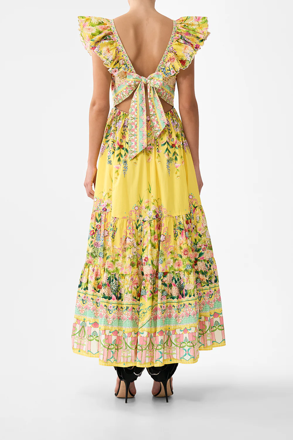 TIERED DRESS WITH NECK FRILL LADY LIMONADA - Image 2