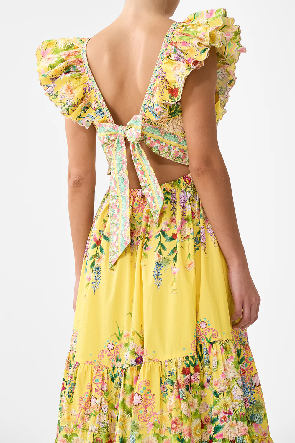 TIERED DRESS WITH NECK FRILL LADY LIMONADA - Image 6