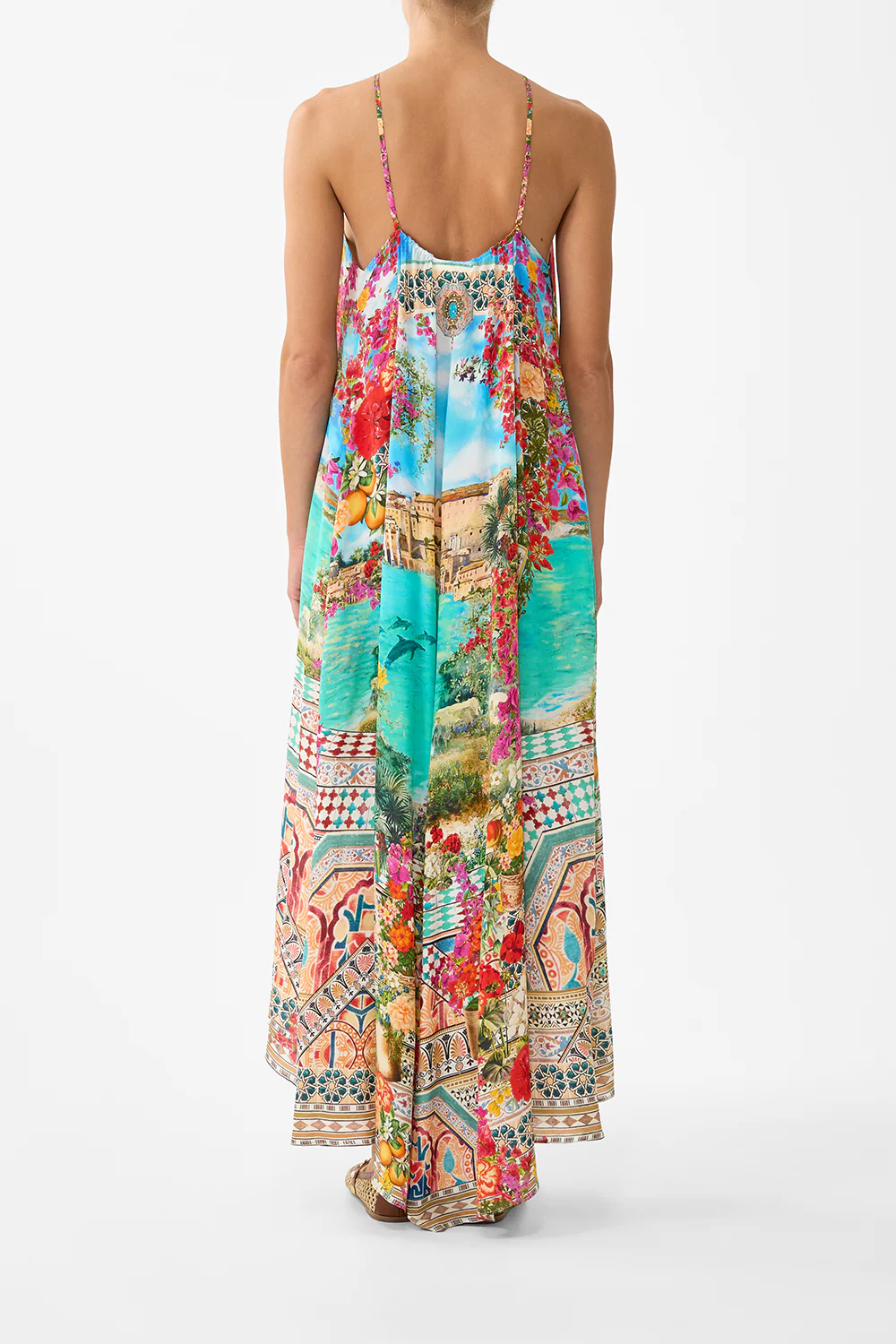 GATHER NECK HARDWARE MAXI DRESS MEET ME IN MALLORCA - Image 2