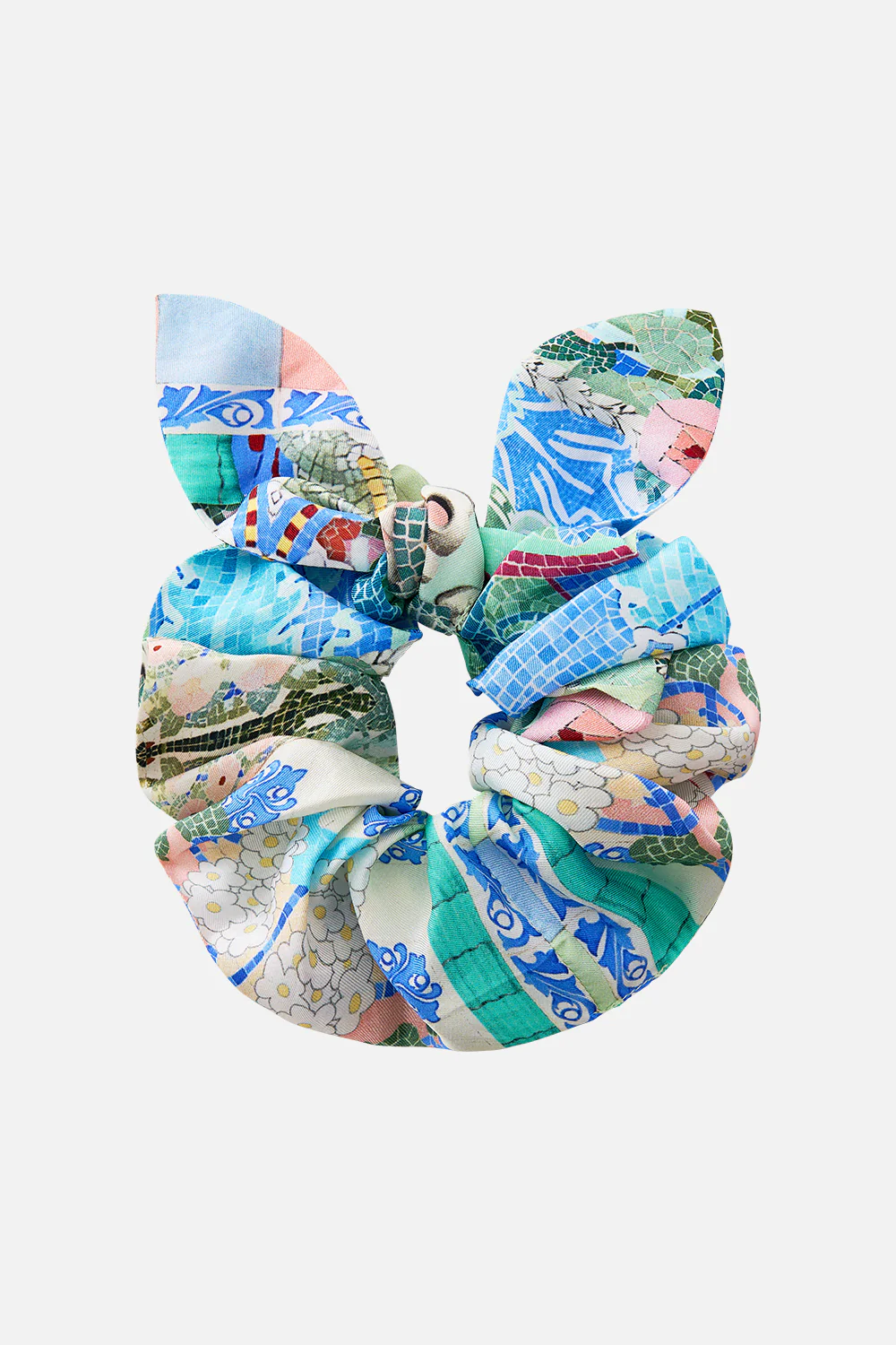 SCRUNCHIE WITH TIE MIDSUMMER MOSAICS