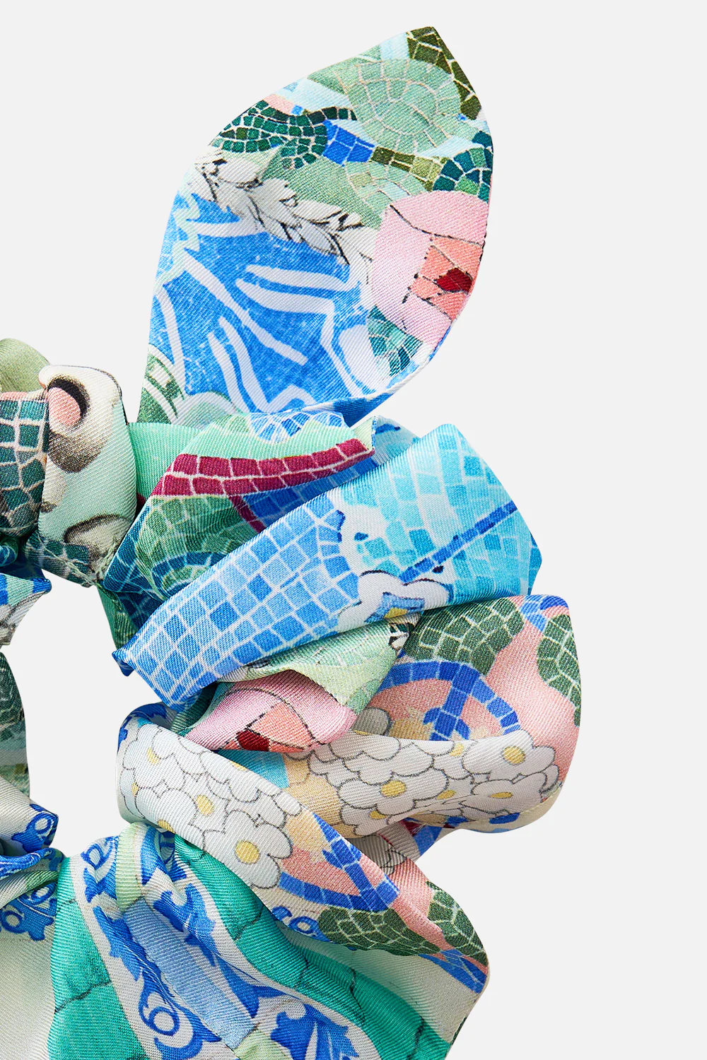 SCRUNCHIE WITH TIE MIDSUMMER MOSAICS - Image 2