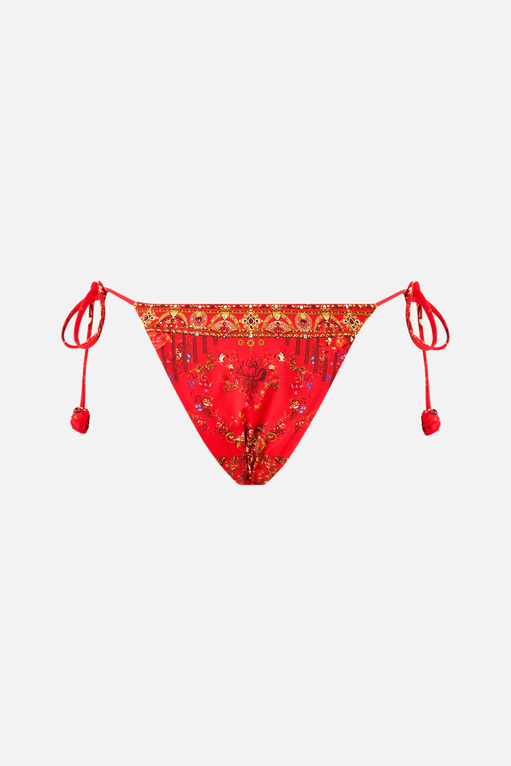 DIP WAIST SKIMPY BIKINI BOTTOM WITH ROSETTES OLÉ OLÉ - Image 6