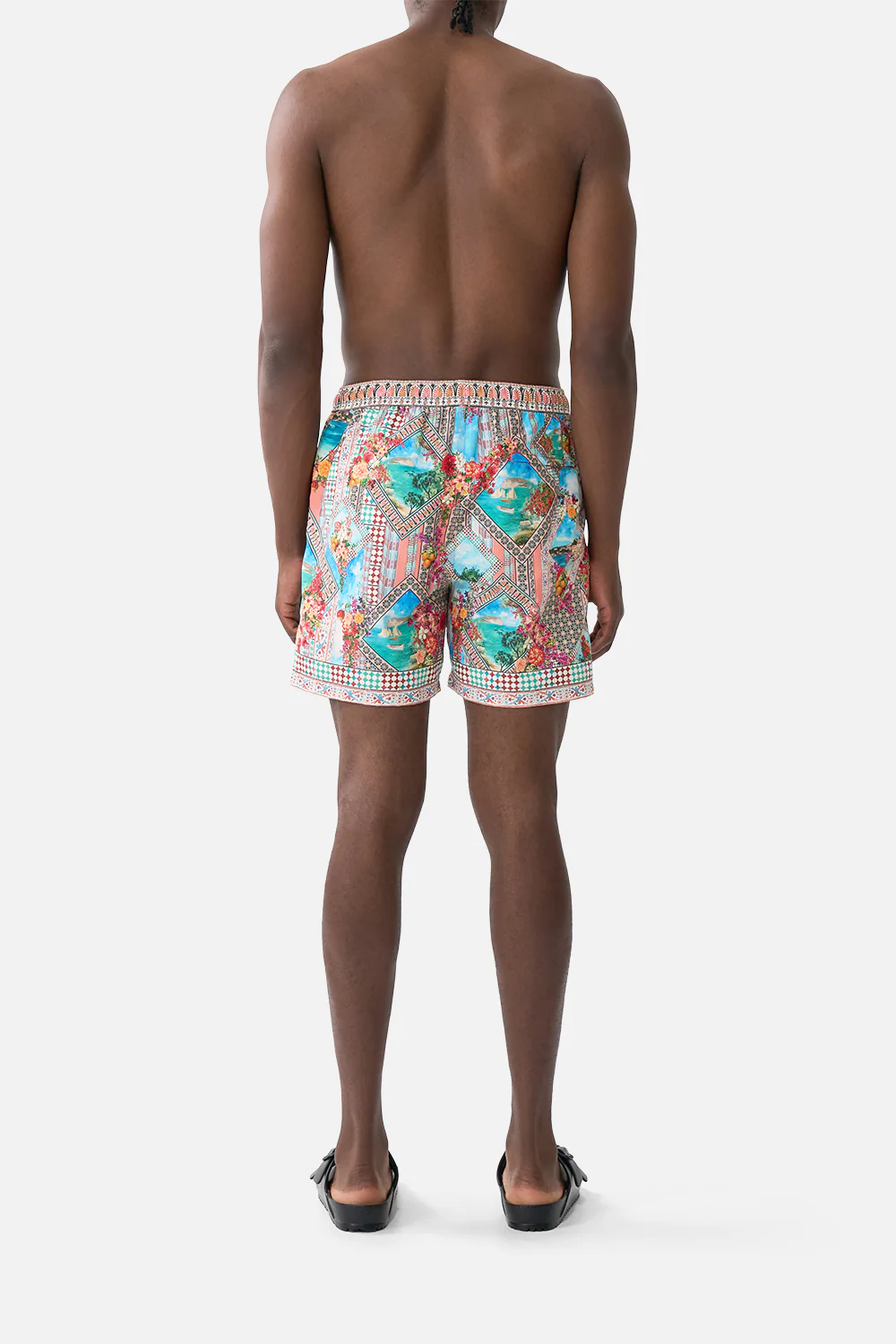 MID LENGTH BOARDSHORT WITH ELASTIC WAIST MEET ME IN MALLORCA - Image 2