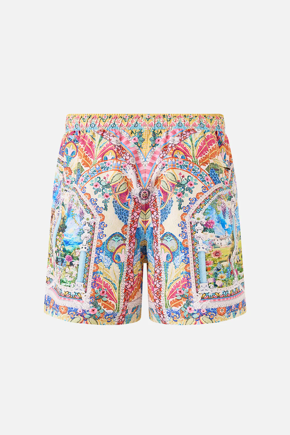 MID LENGTH BOARDSHORT WITH ELASTIC WAIST NAVÀS NOUVEAU - Image 2