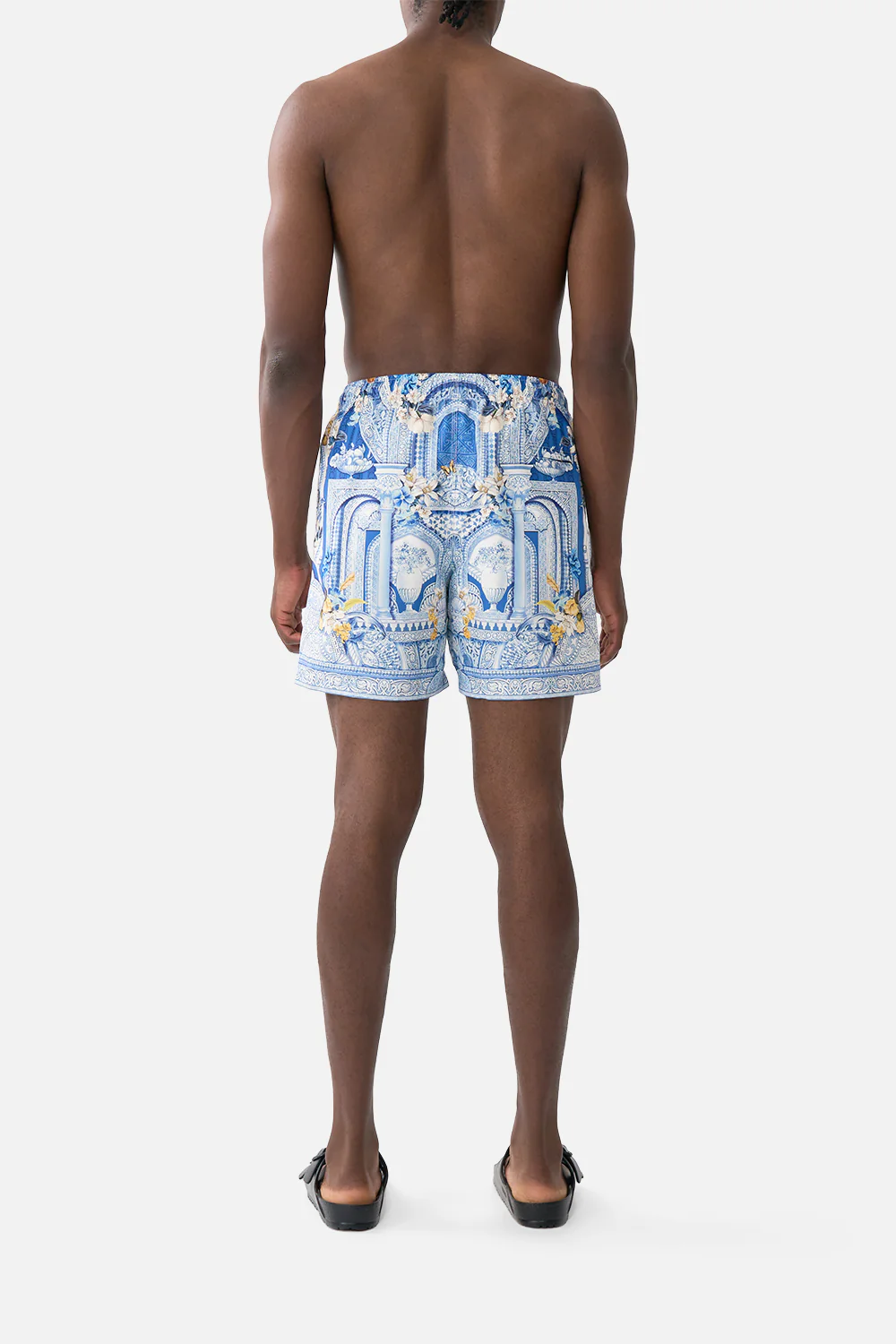 MID LENGTH BOARDSHORT WITH ELASTIC WAIST DE NADA GRANADA - Image 2