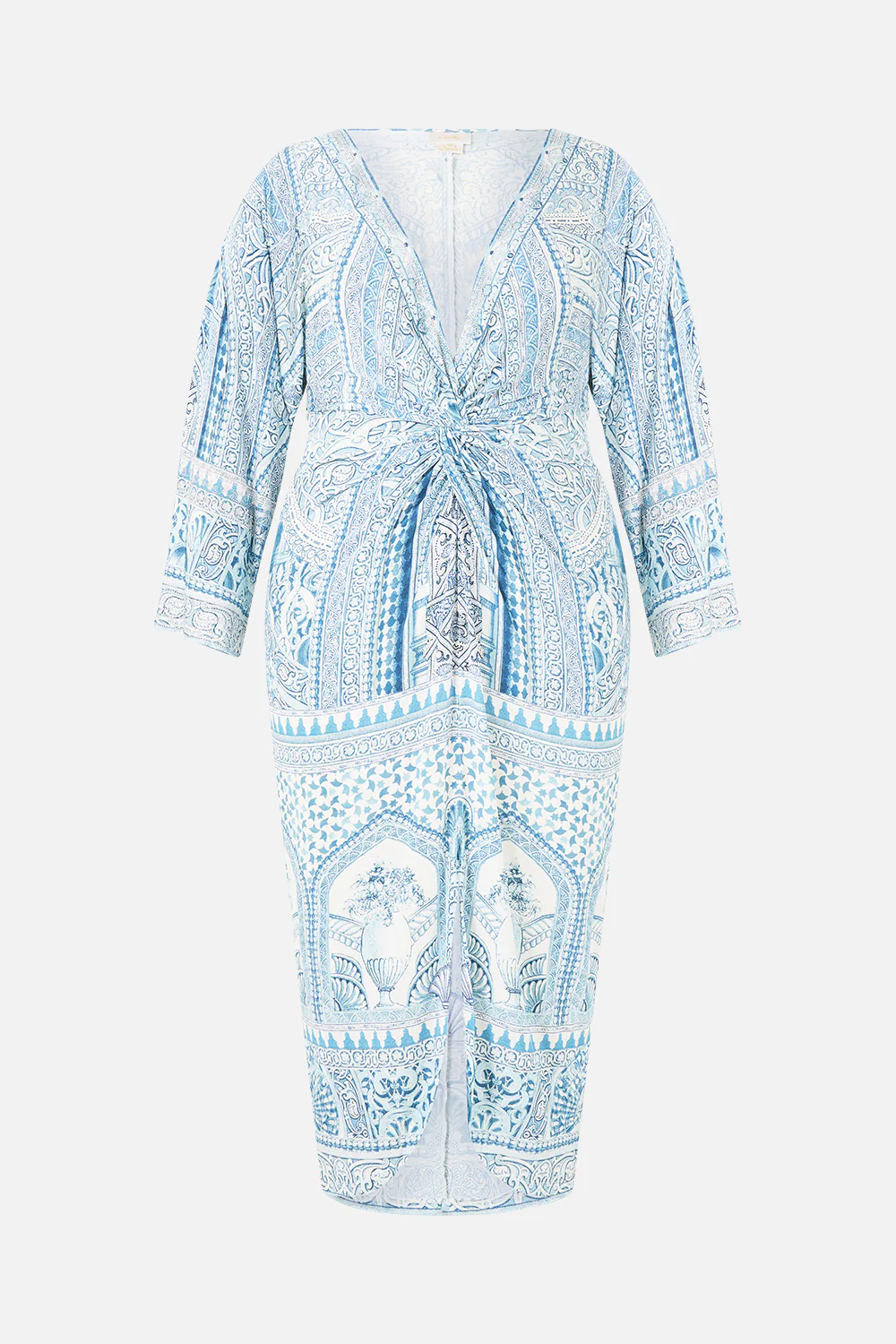 LONG SPLIT FRONT TWIST DRESS THE HUM OF THE ALHAMBRA - Image 8