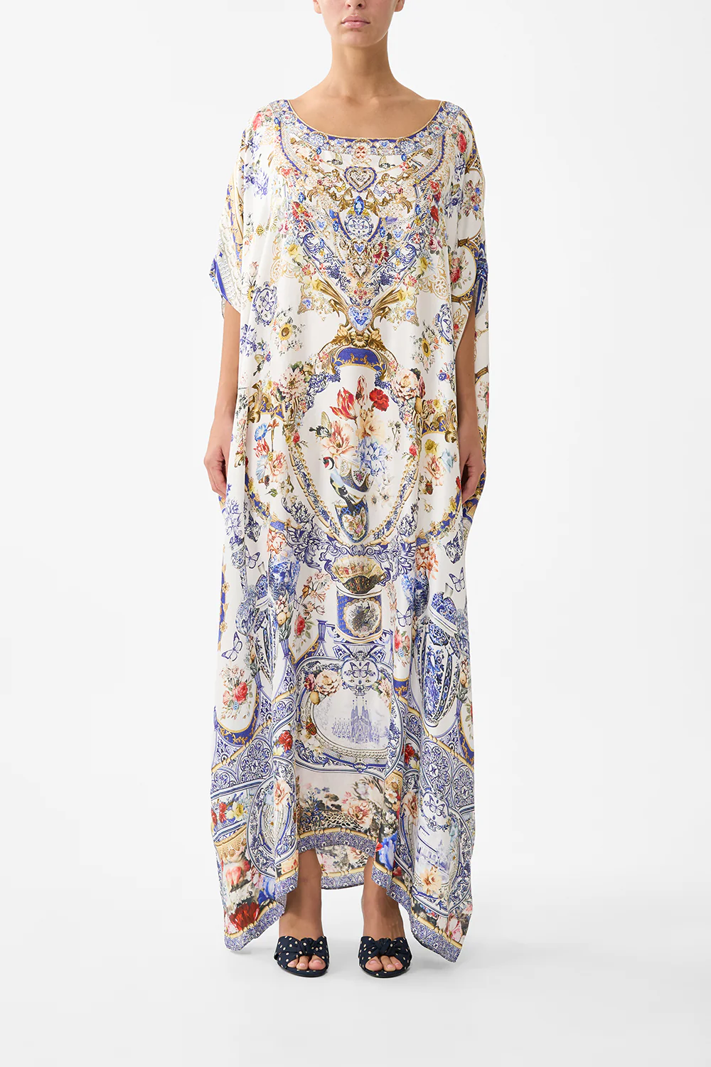 ROUND NECK KAFTAN THE POTTERY PARLOUR