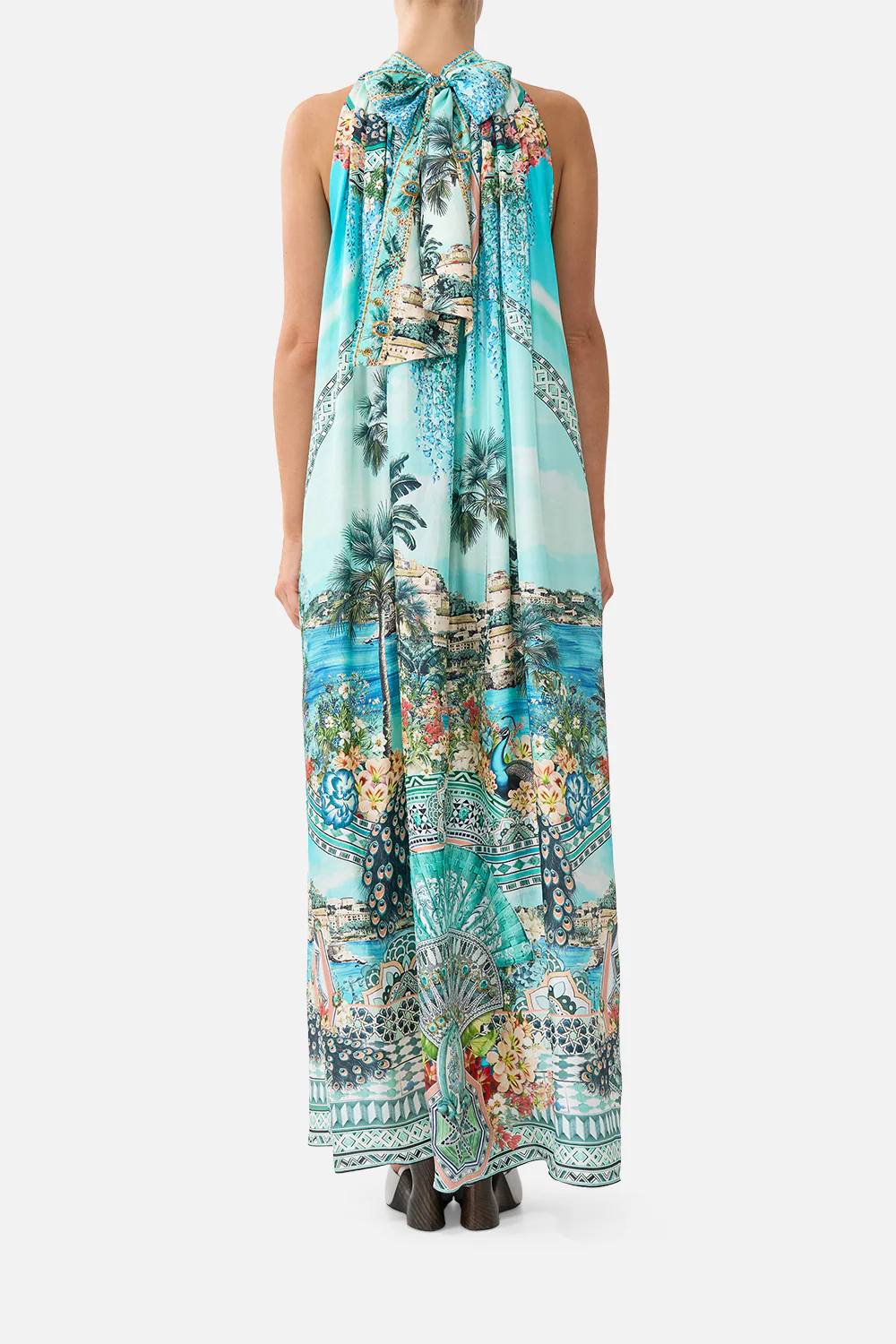 TIE NECK LONG DRESS BALEARIC BEBÉ - Image 2