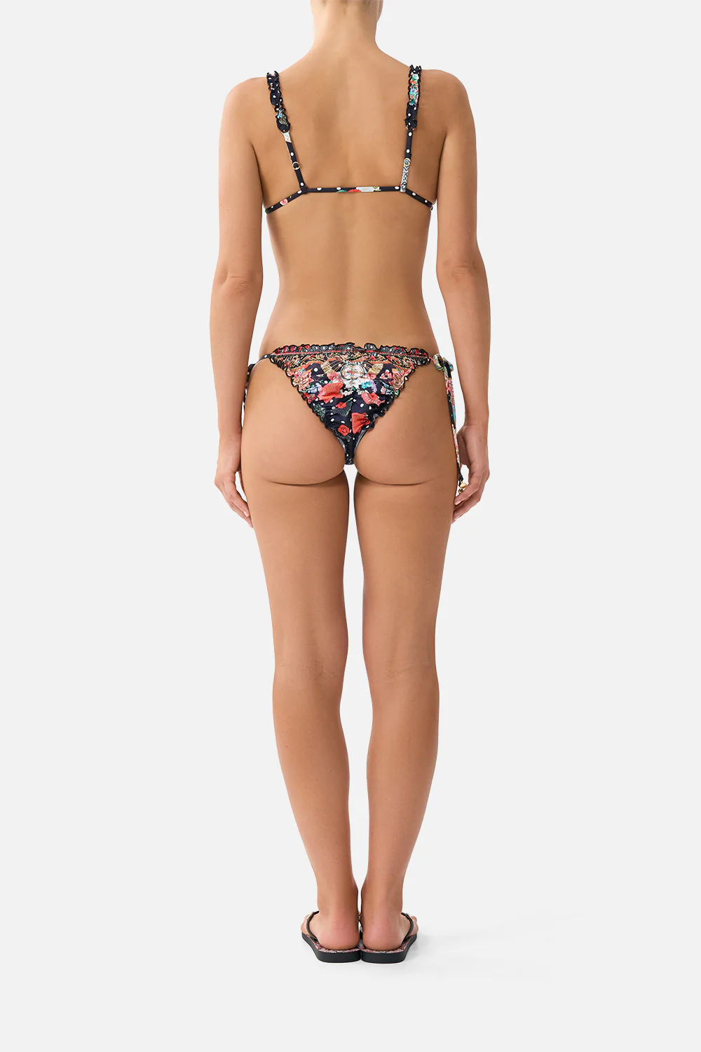 SKIMPY BIKINI BOTTOM WITH RUCHED EDGES DAUGHTERS OF DUENDE - Image 2