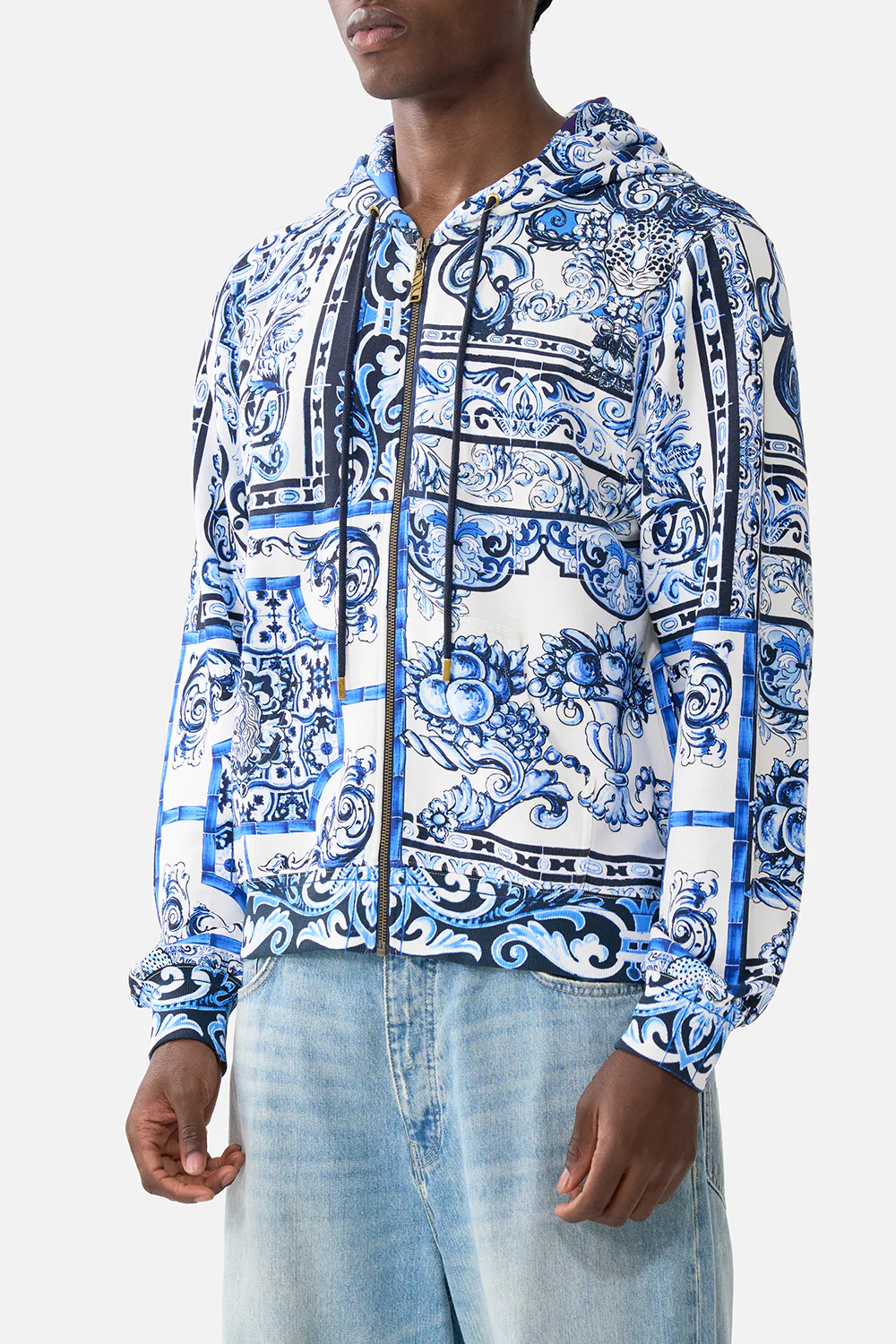 ZIP THROUGH HOODIE A TILED WONDERLAND - Image 5