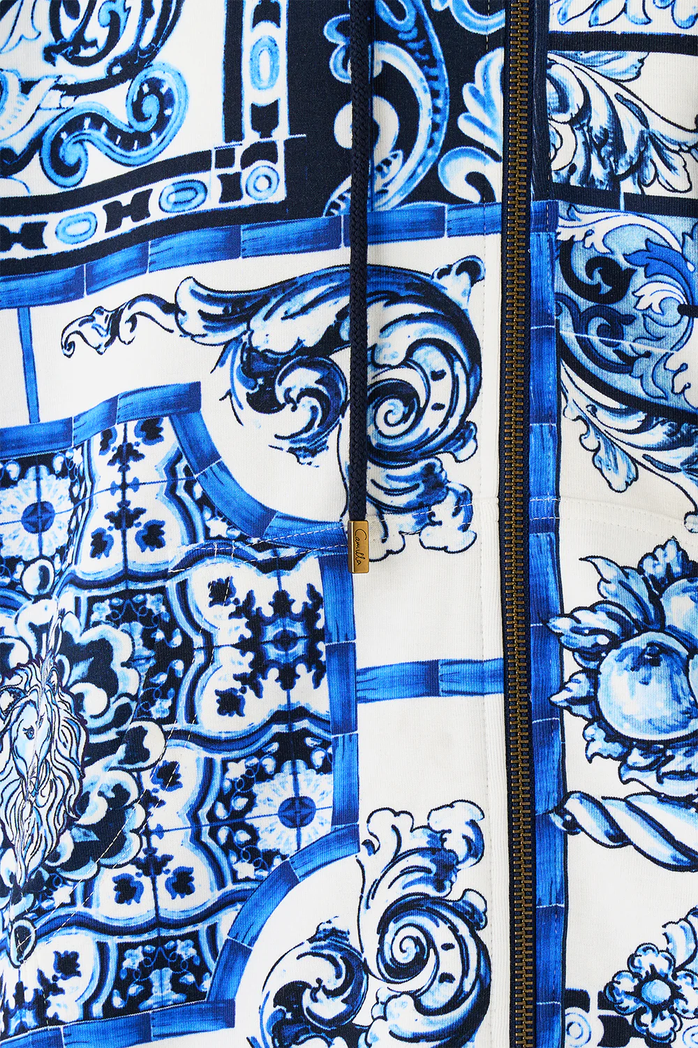 ZIP THROUGH HOODIE A TILED WONDERLAND - Image 7