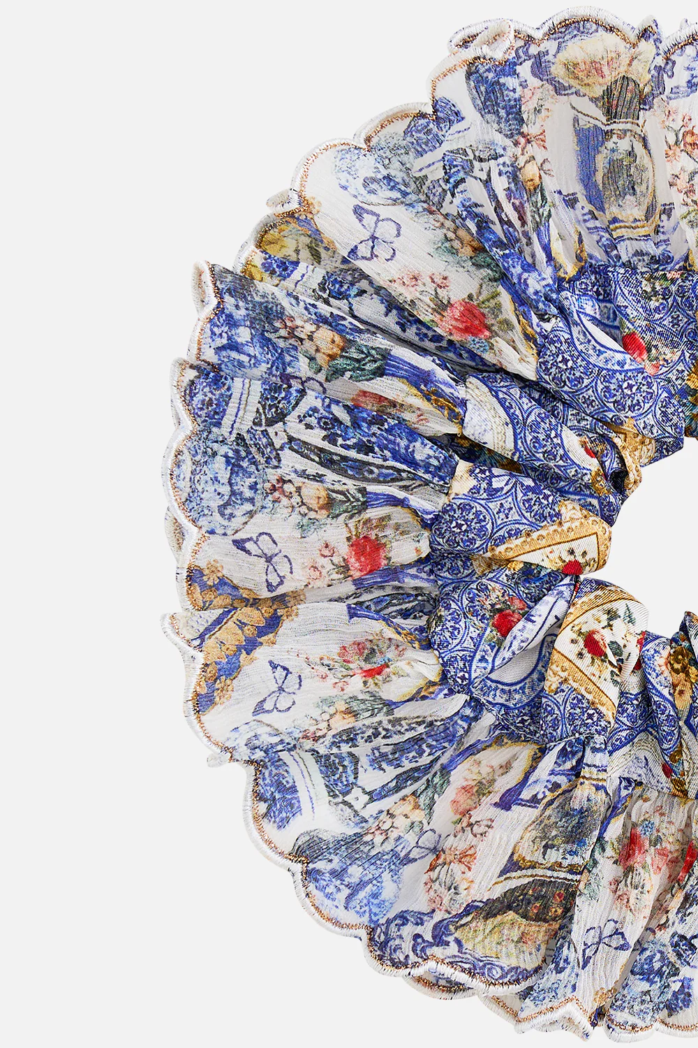 SCRUNCHIE WITH FRILL EDGE THE POTTERY PARLOUR - Image 2