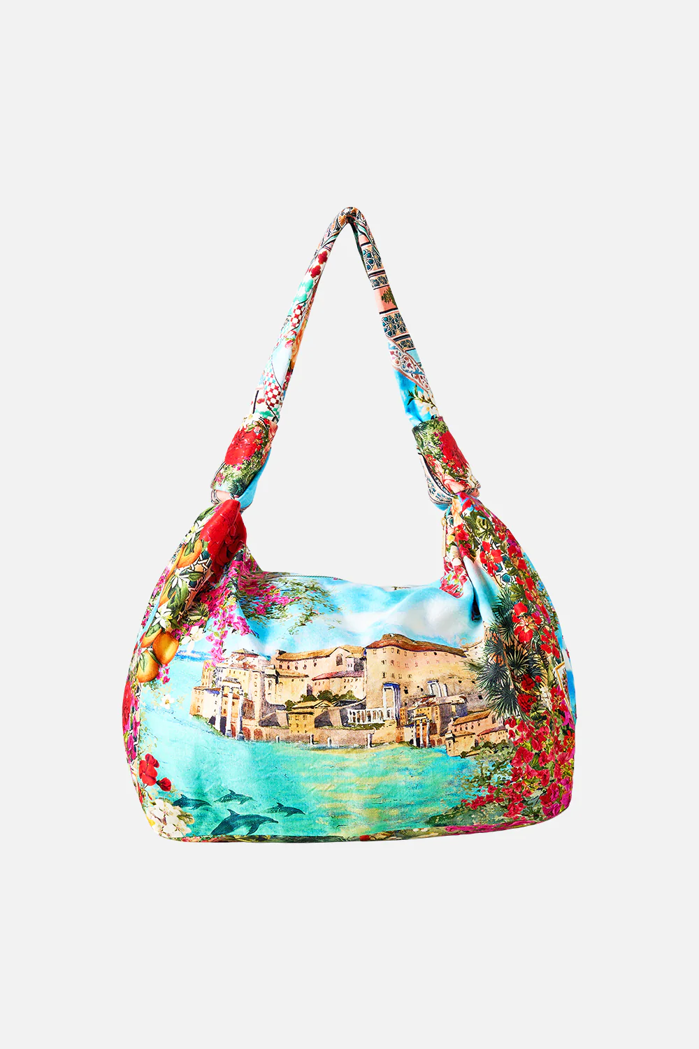 SLOUCH SHOULDER BAG WITH KNOT DETAILS MEET ME IN MALLORCA - Image 2