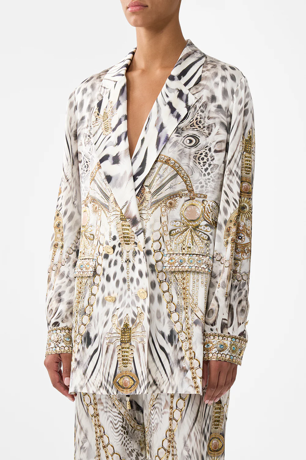DOUBLE BREASTED SOFT JACKET LADY LIONHEART - Image 5