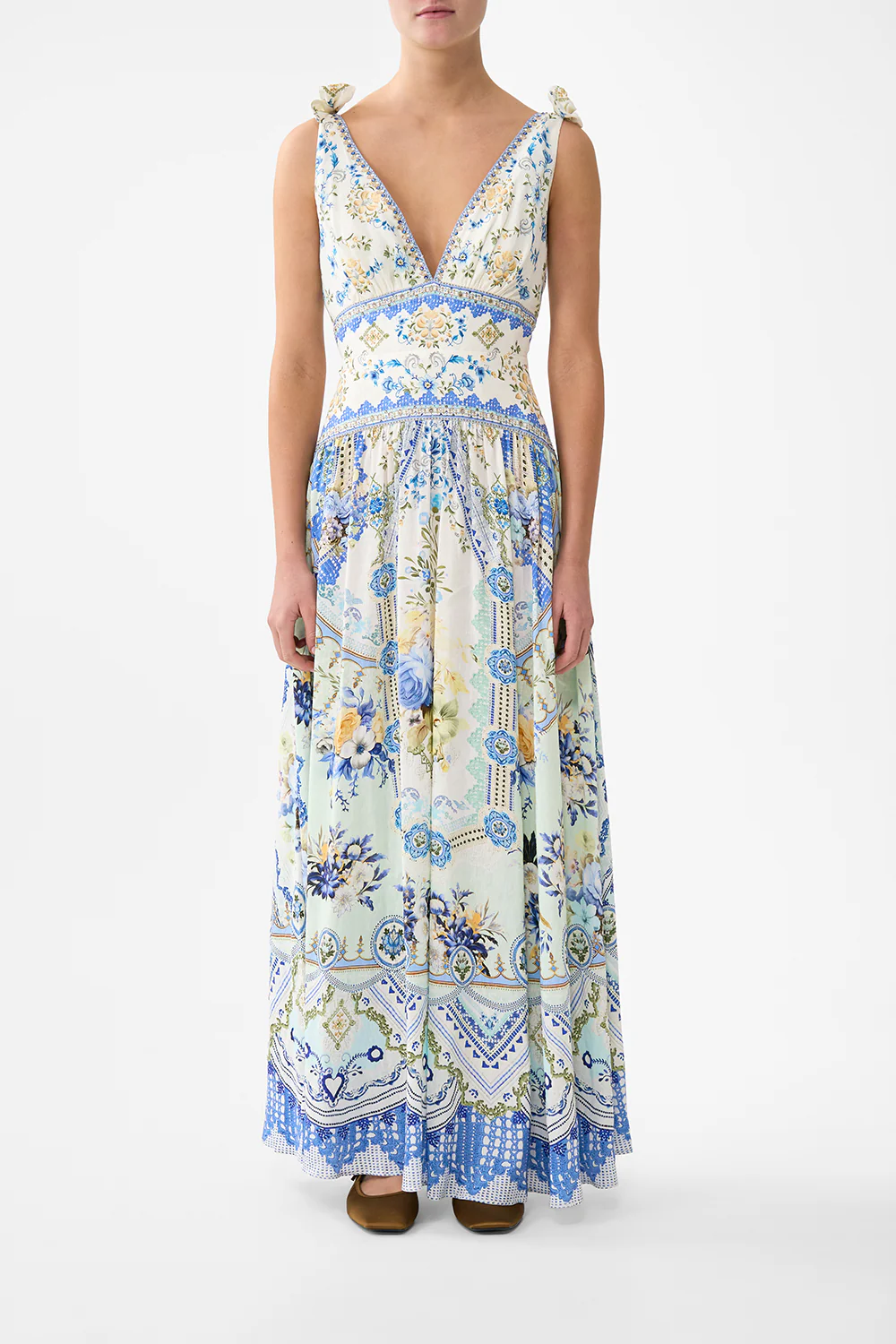TIE SHOULDER DRESS MY HOMESPUN HEART