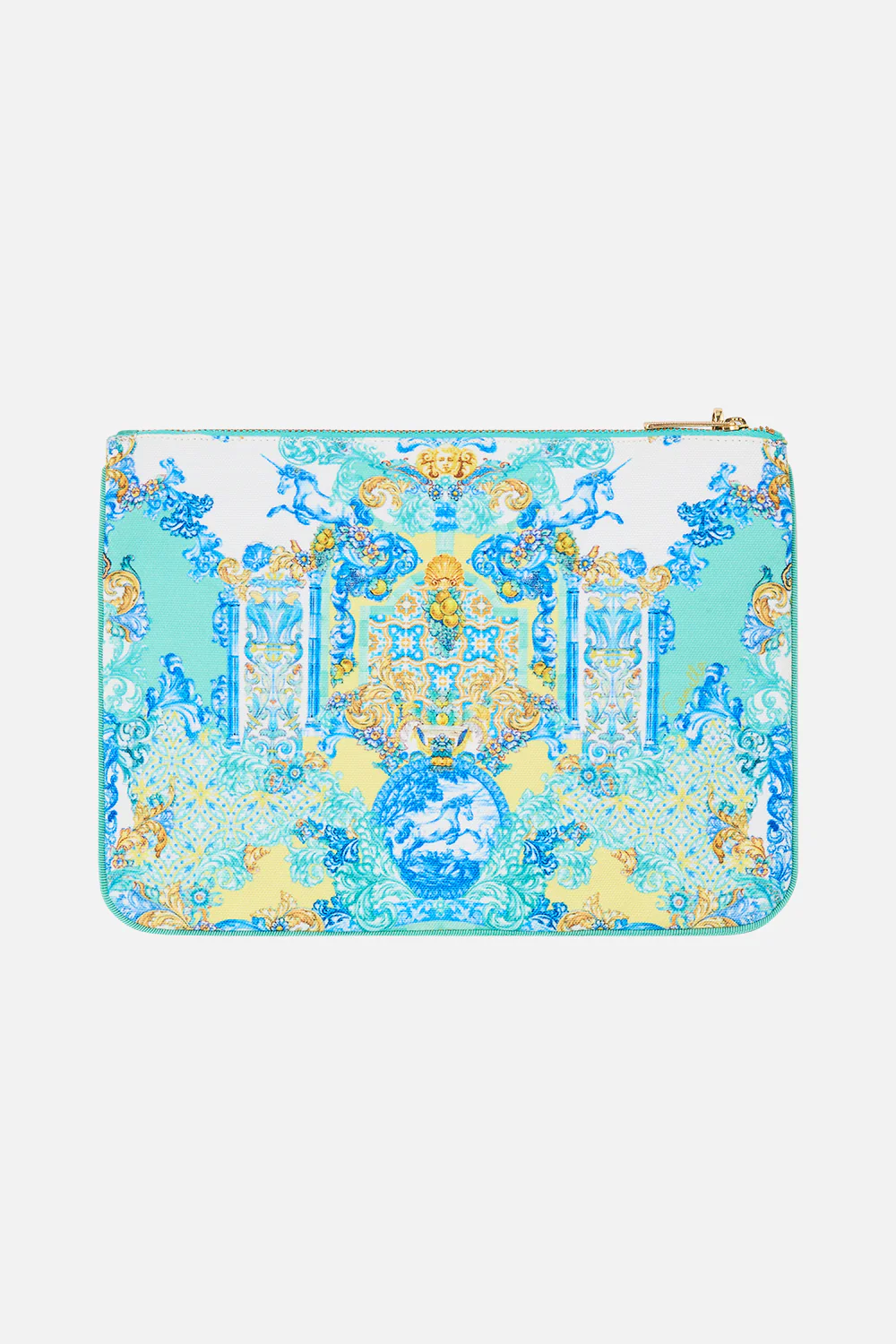 SMALL CANVAS CLUTCH DIAL UP THE TILES - Image 2