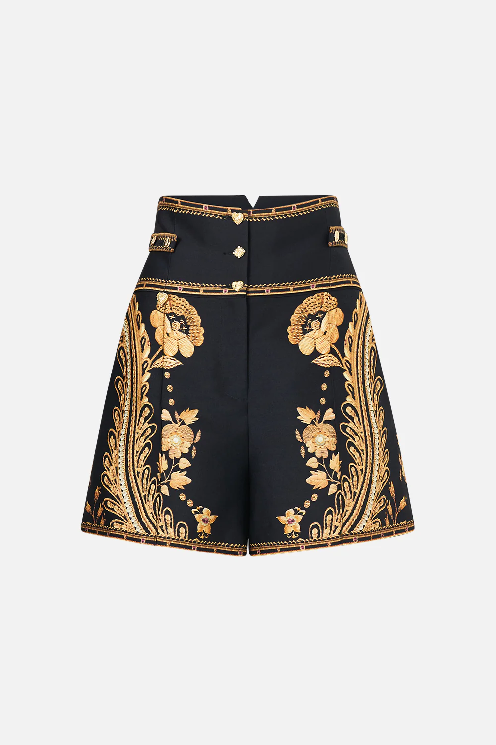 HIGH WAIST SHORT WITH BUTTON DETAIL TAURUS RISING - Image 3