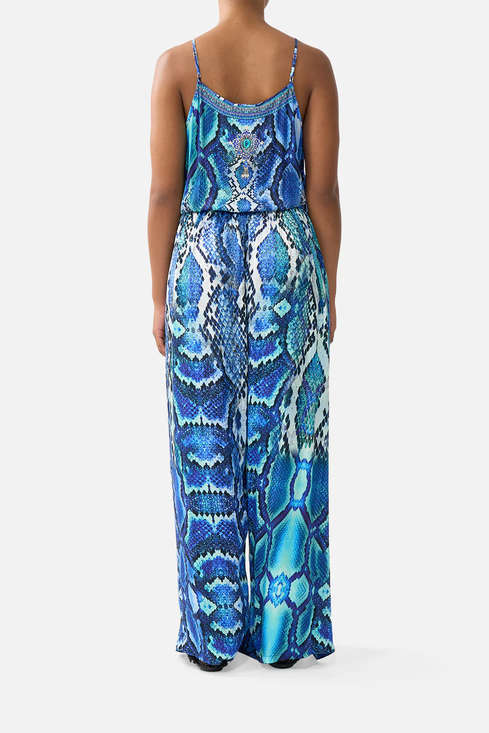 SHOESTRING STRAP JUMPSUIT THE SAPPHIRE SERPENT - Image 2