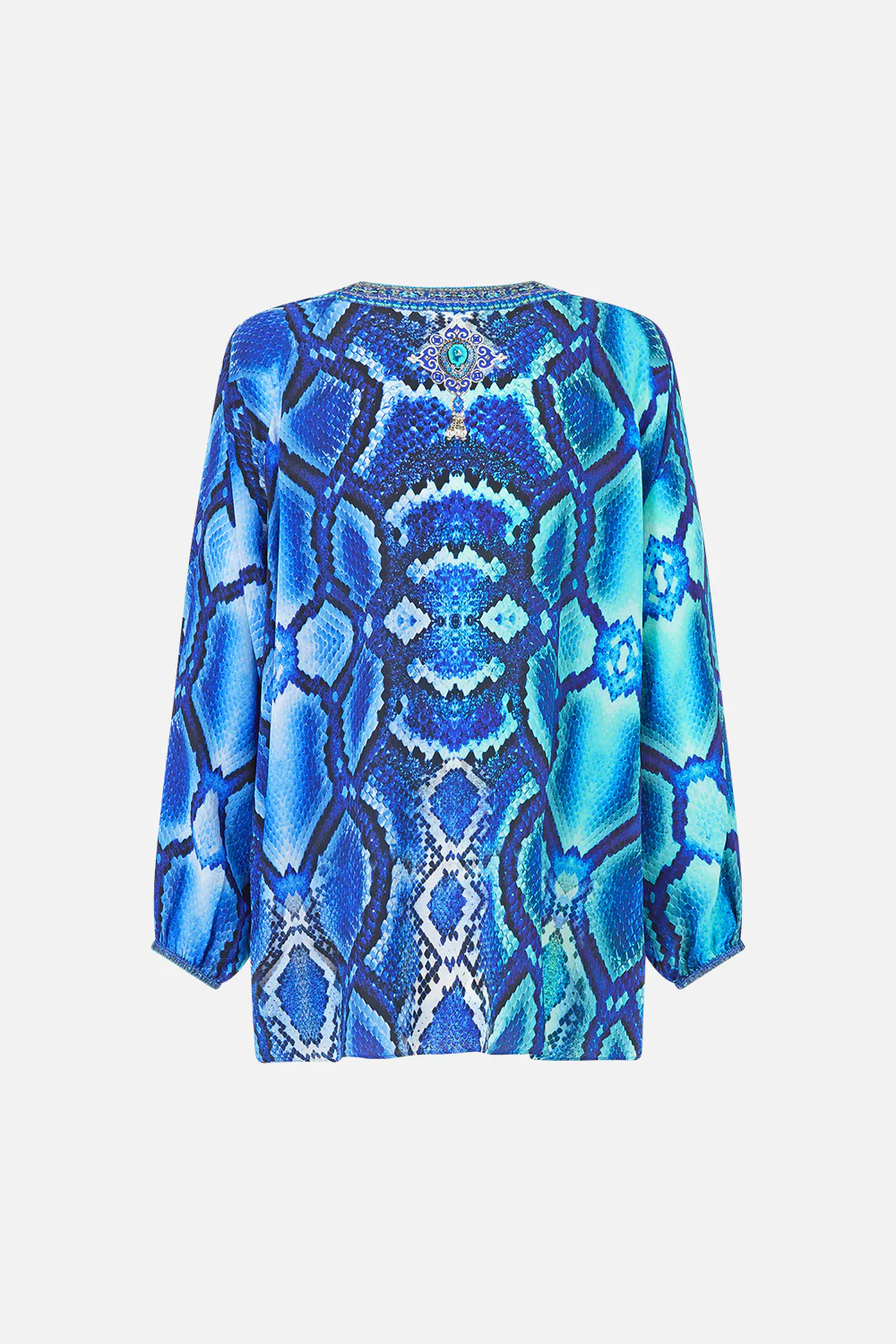 LACE UP BLOUSE THE SAPPHIRE SERPENT - Image 6