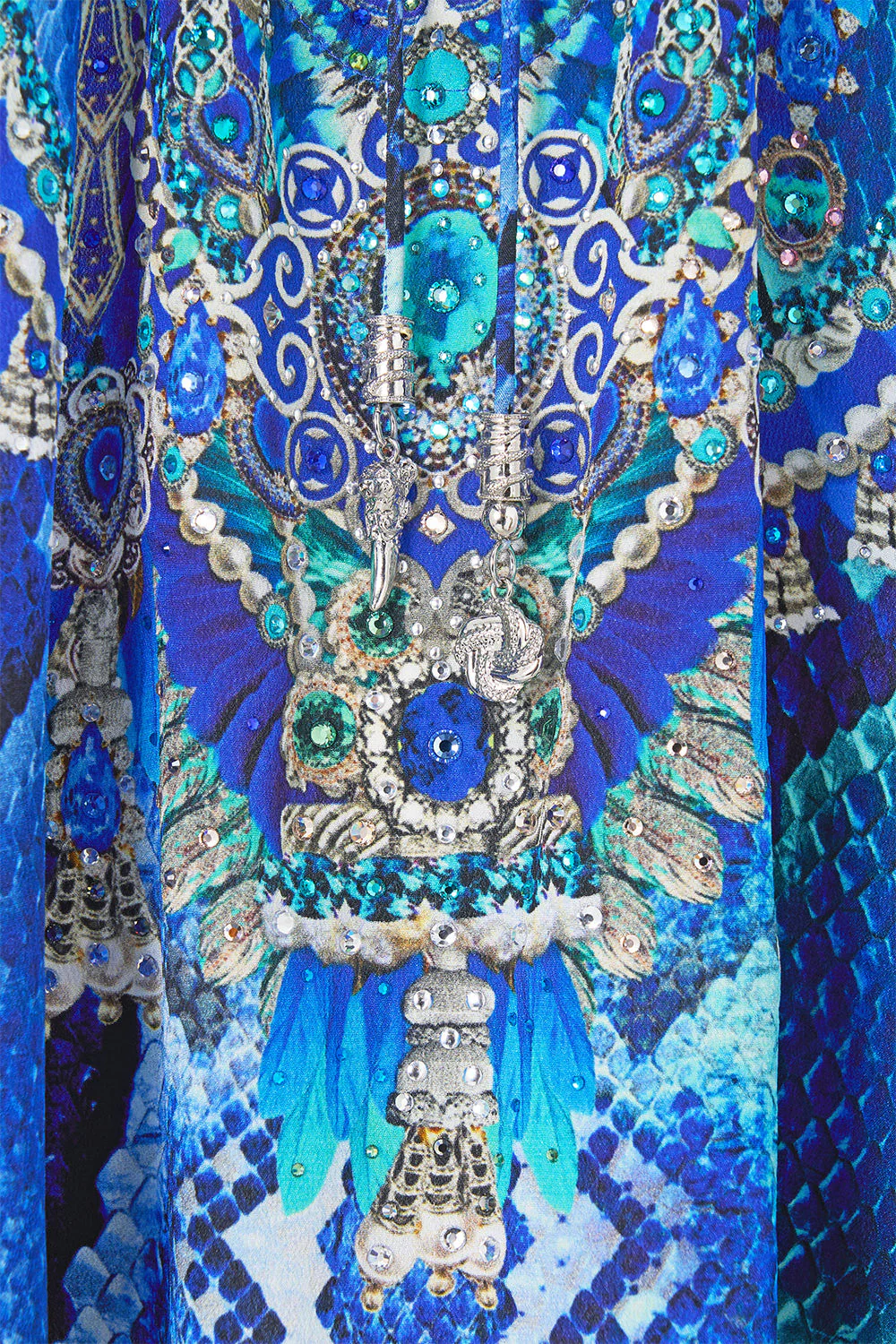 LACE UP BLOUSE THE SAPPHIRE SERPENT - Image 7