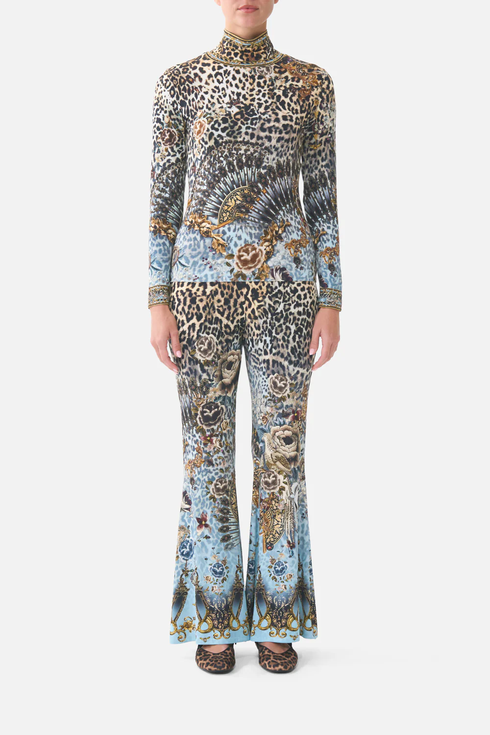 JERSEY FLARED PANT FIESTA, SIESTA, REPEAT
