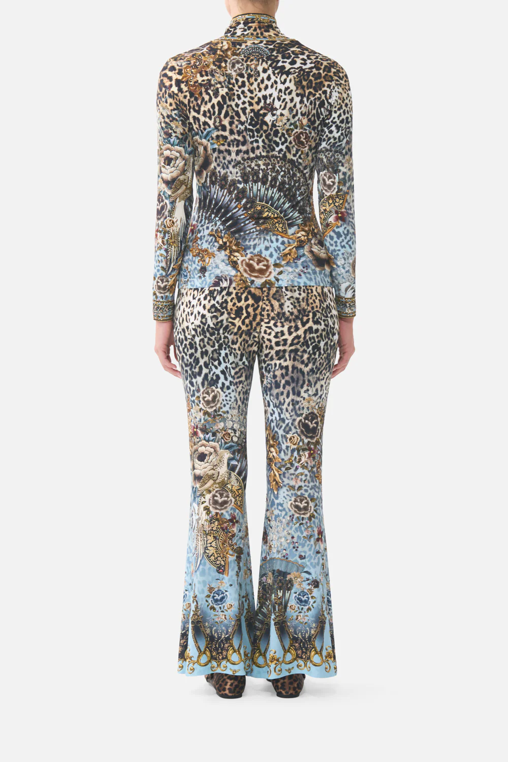 JERSEY FLARED PANT FIESTA, SIESTA, REPEAT - Image 2