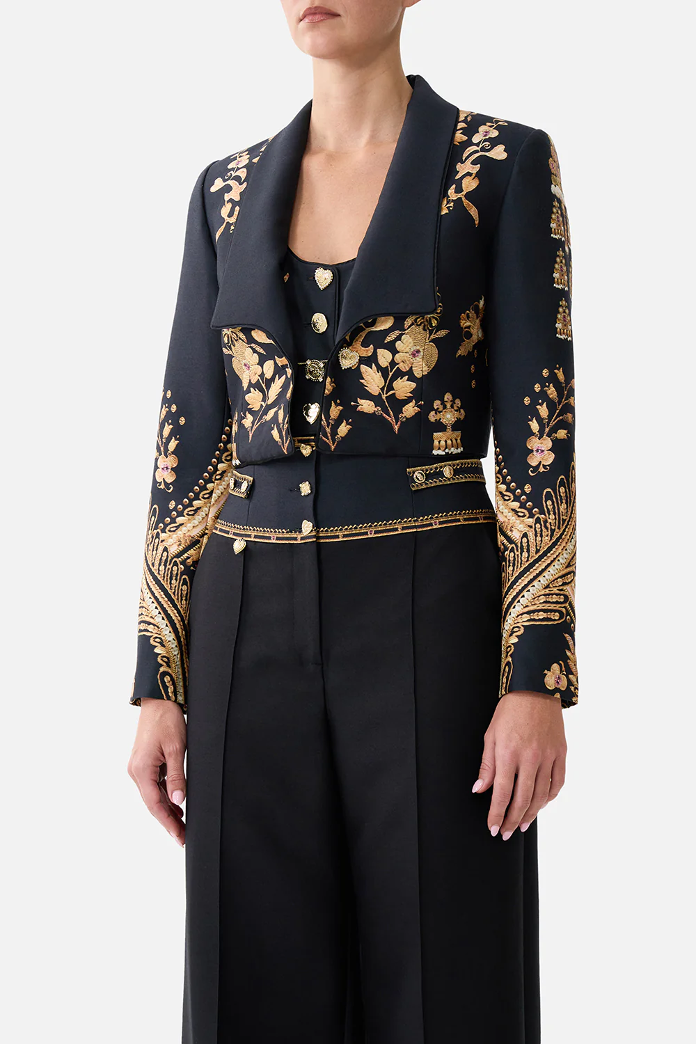 SLIM FIT CROPPED JACKET TAURUS RISING - Image 5
