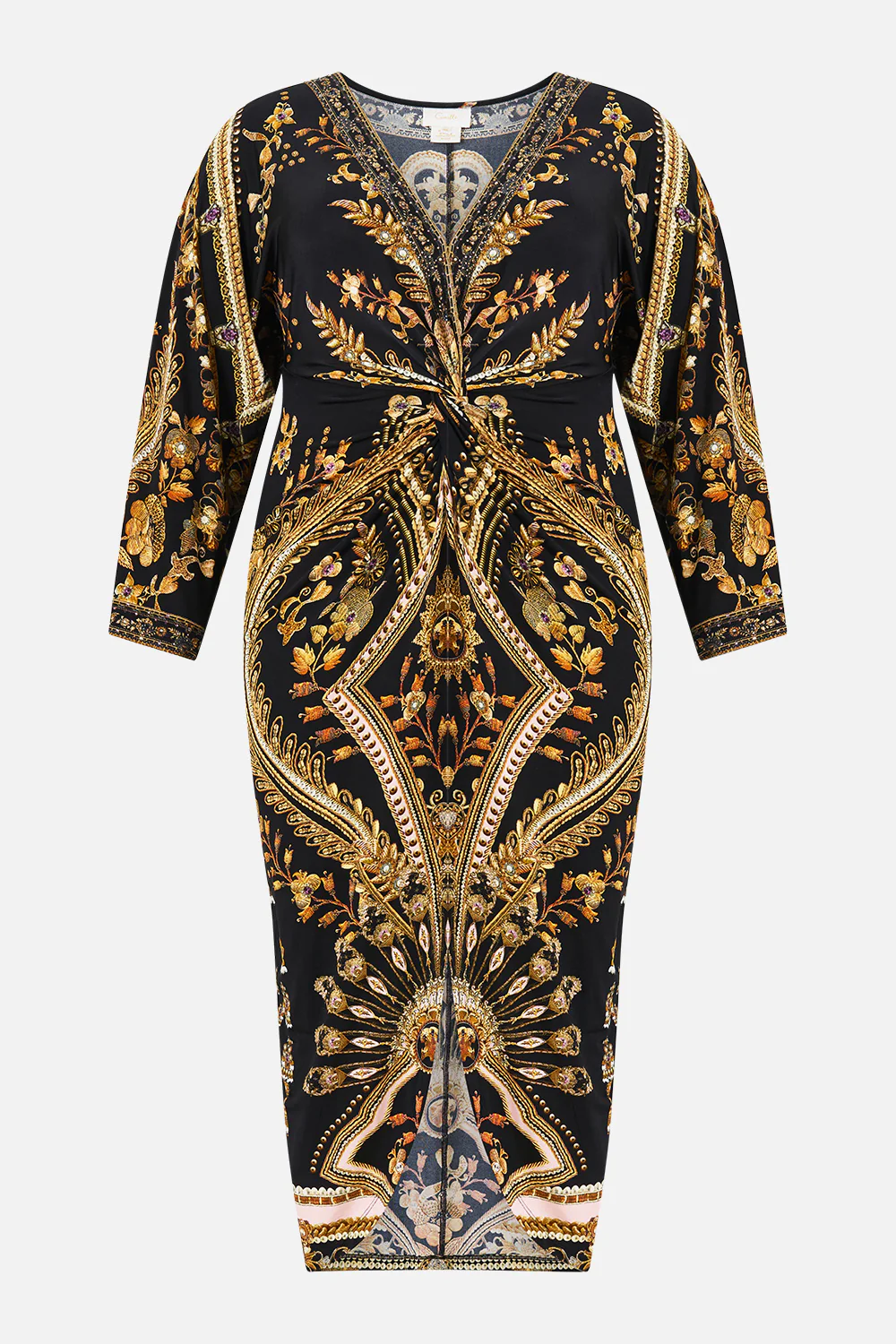 LONG SPLIT FRONT TWIST DRESS TAURUS RISING - Image 5