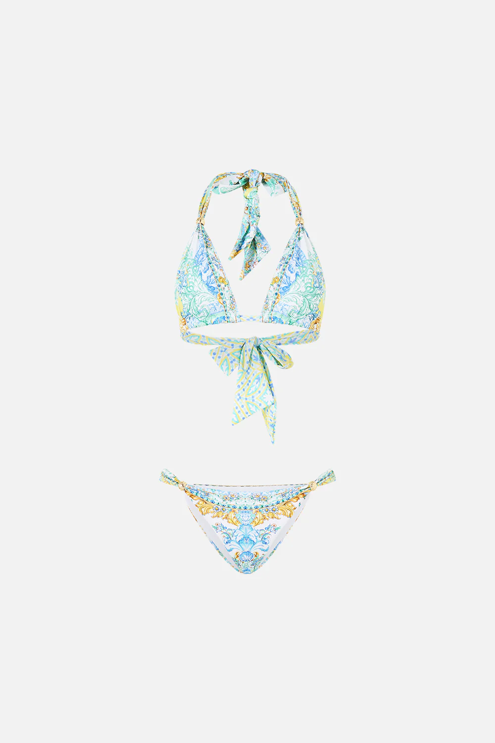 SOFT THICK TIE TRI BIKINI SET WITH TRIMS DIAL UP THE TILES - Image 3
