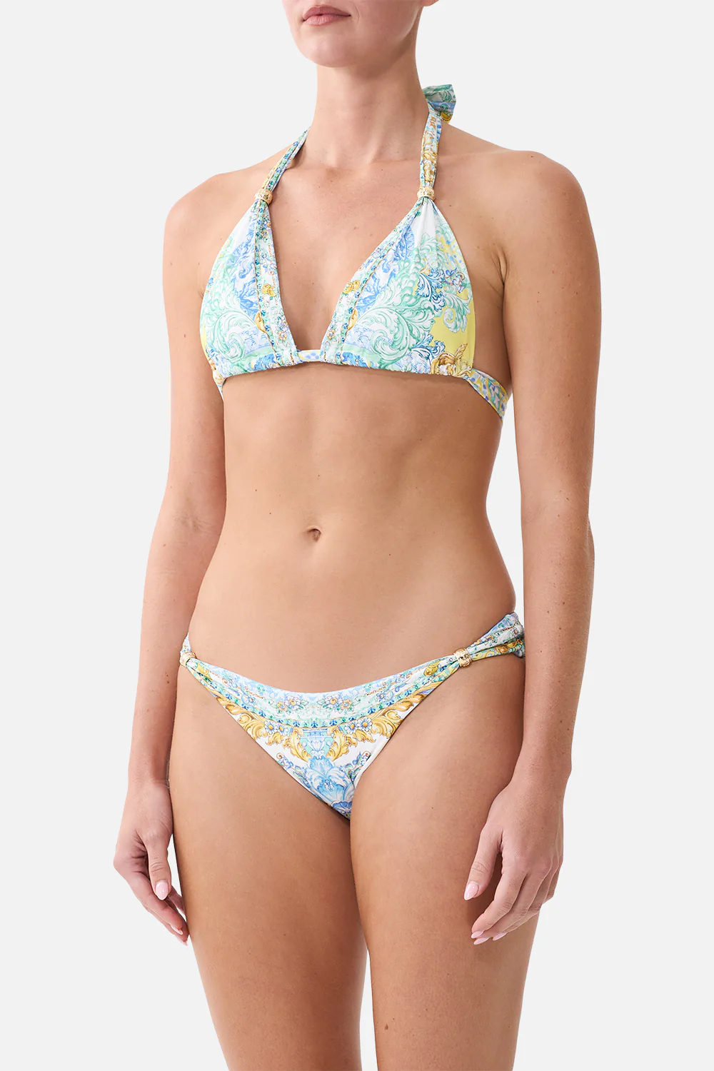 SOFT THICK TIE TRI BIKINI SET WITH TRIMS DIAL UP THE TILES - Image 5