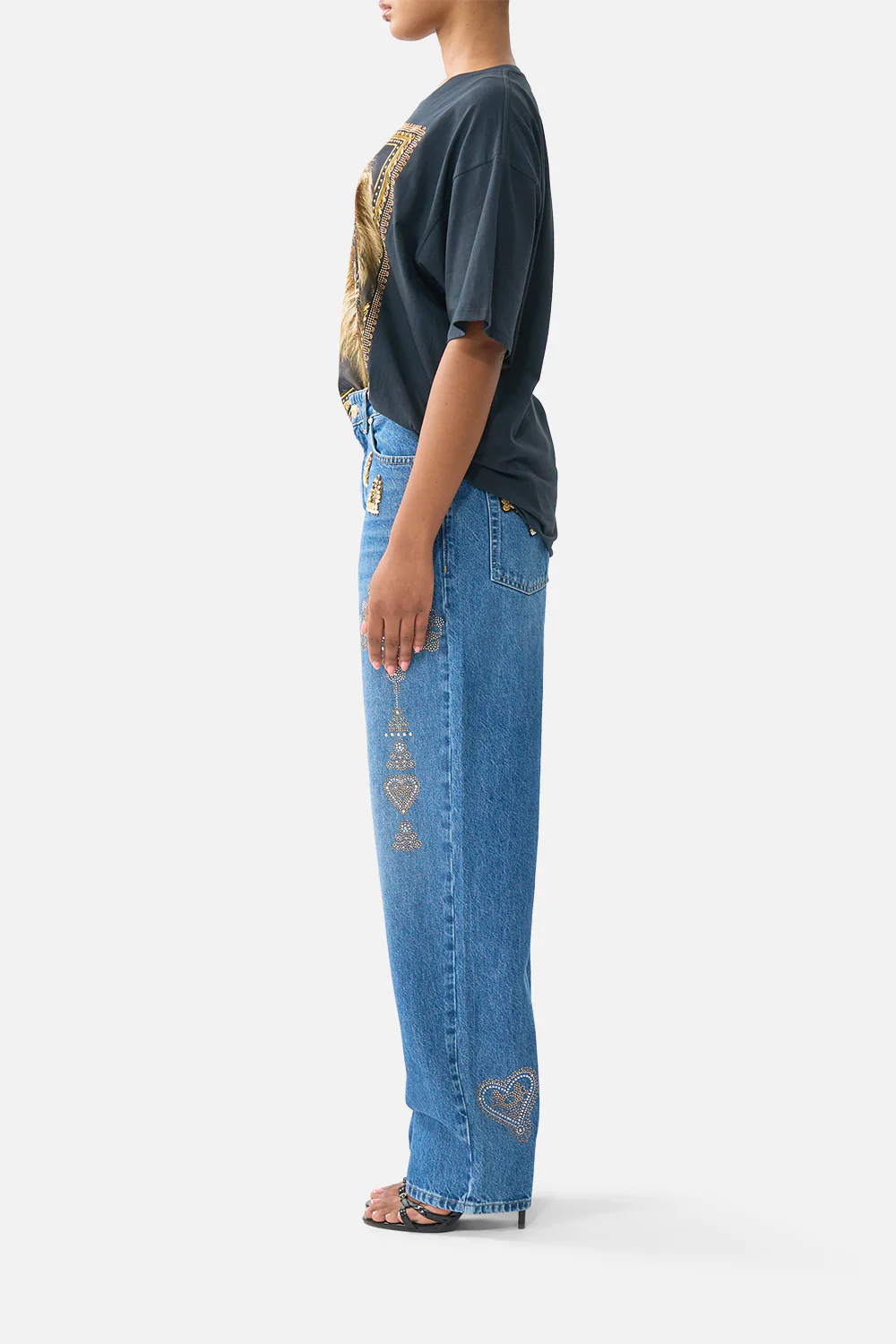 OVERSIZED BAND TEE TAURUS RISING - Image 4