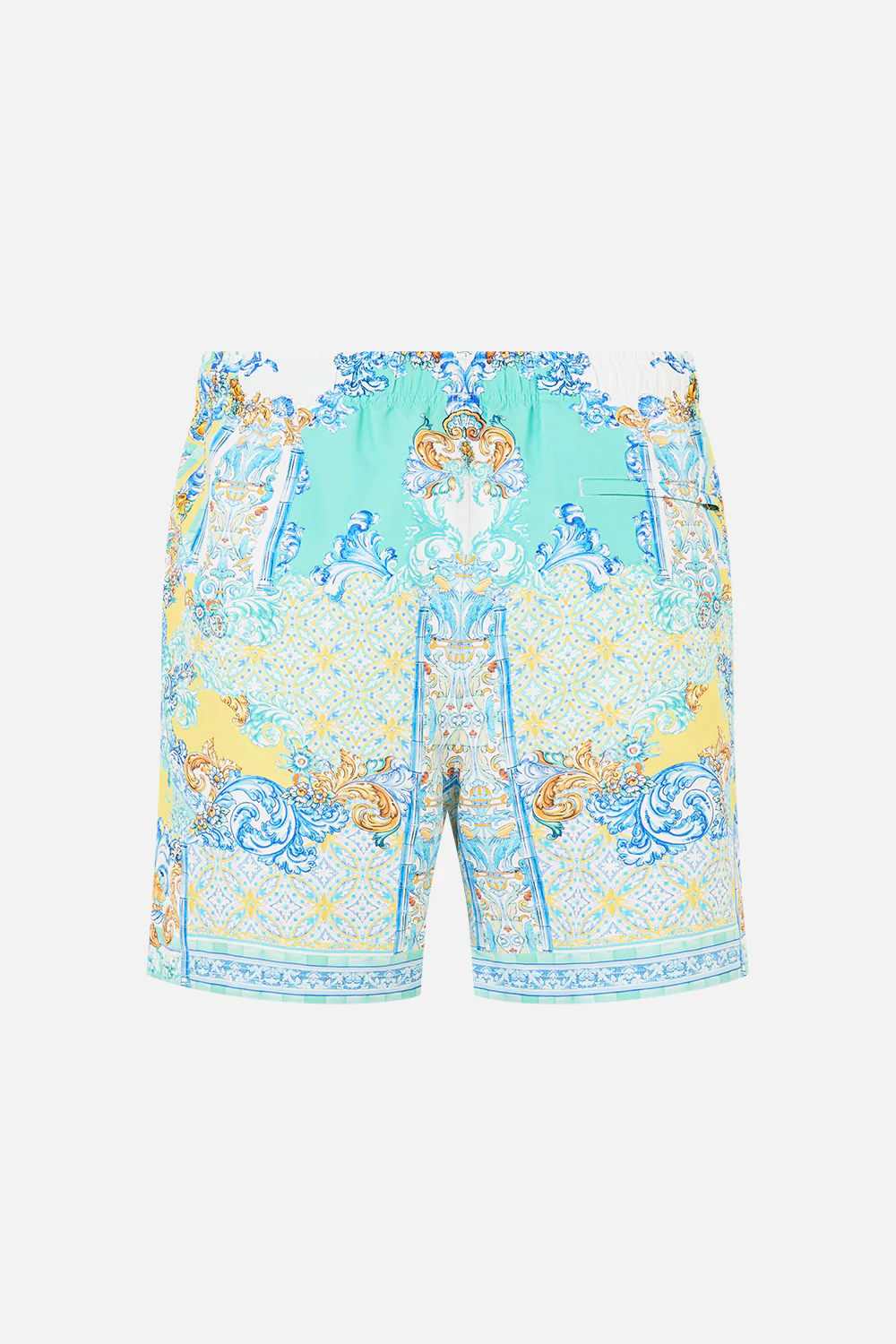 MID LENGTH BOARDSHORT WITH ELASTIC WAIST DIAL UP THE TILES - Image 6