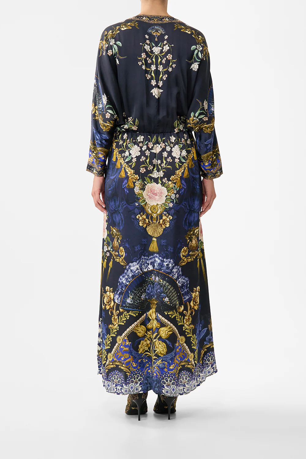TWIST FRONT BATWING DRESS NOTES FROM THE BLUE ROOM - Image 2