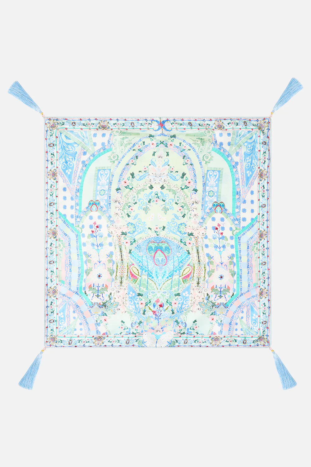 LARGE SQUARE CUSHION MIDSUMMER MOSAICS