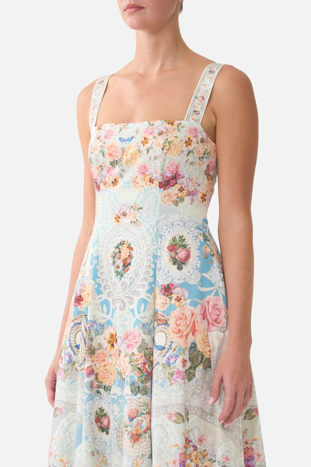 LONG FIT AND FLARE DRESS A TASTE FOR LACE - Image 5