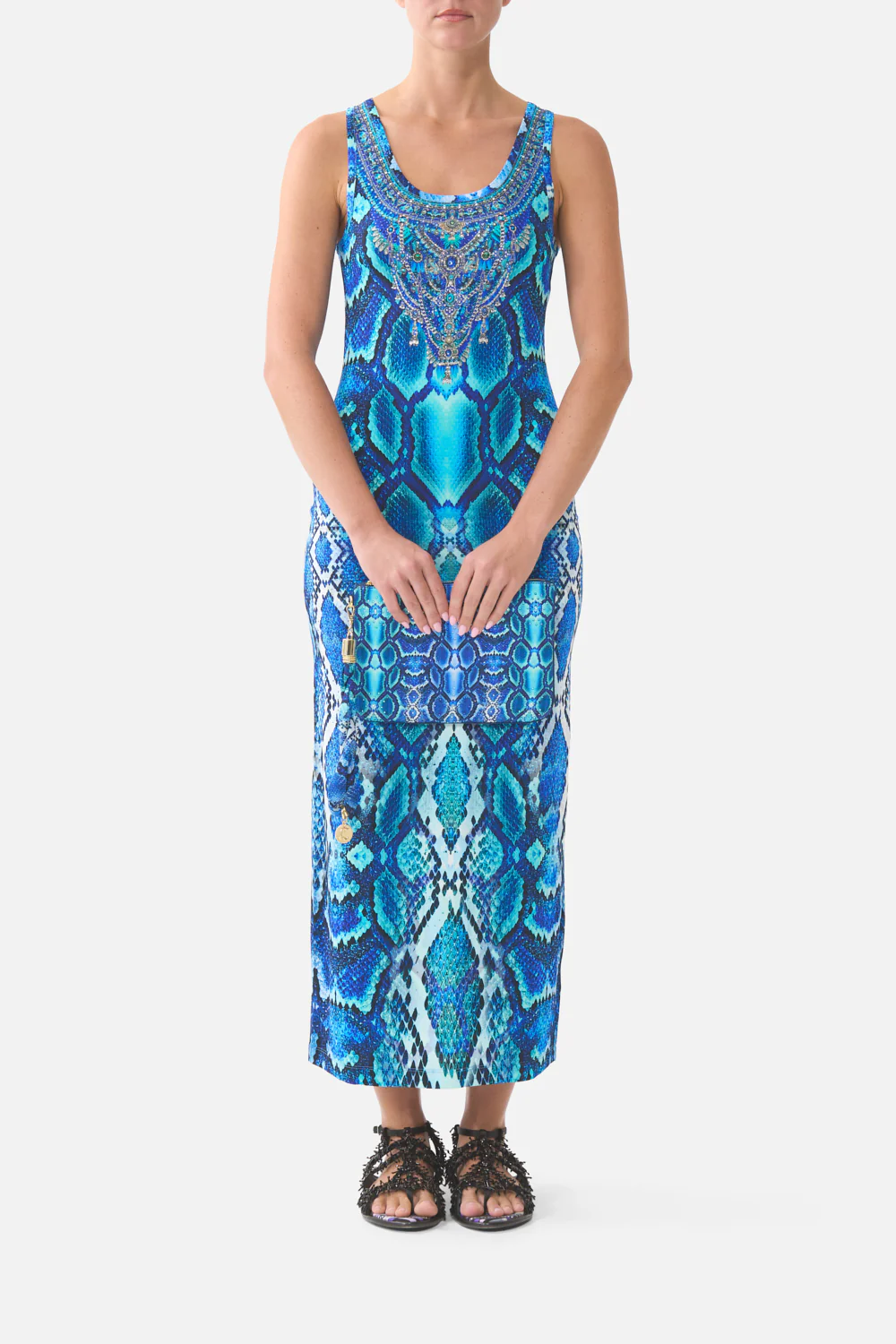 SCARF CLUTCH THE SAPPHIRE SERPENT - Image 4