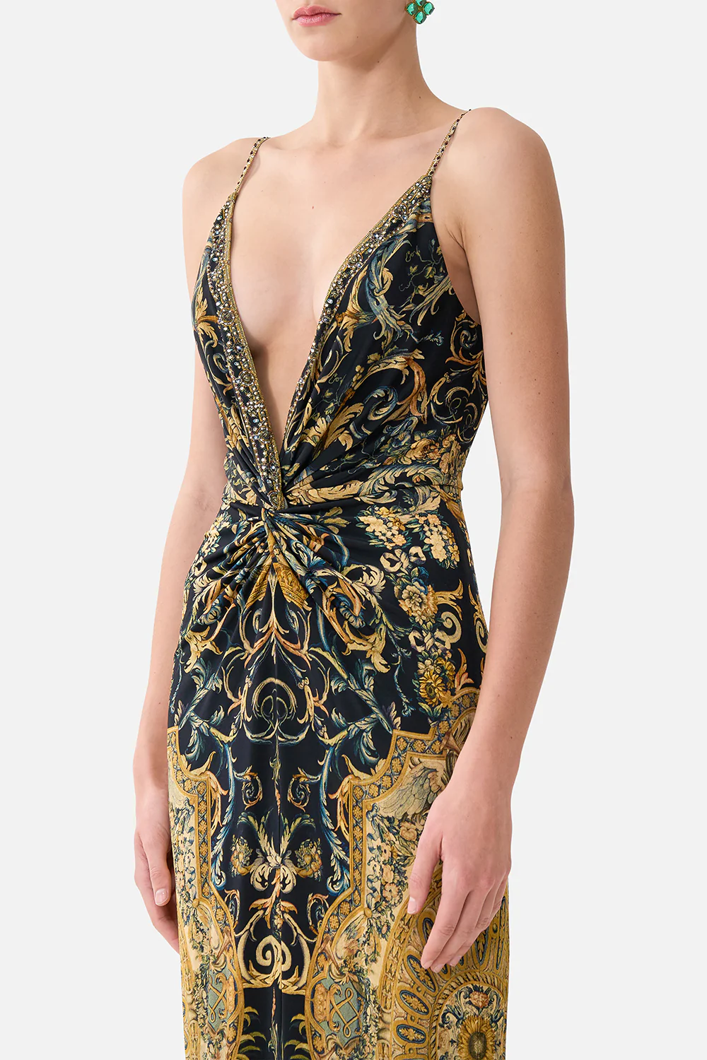 STRAPPY DRESS WITH TWIST FRONT MUSEUM MEMOIRS - Image 5