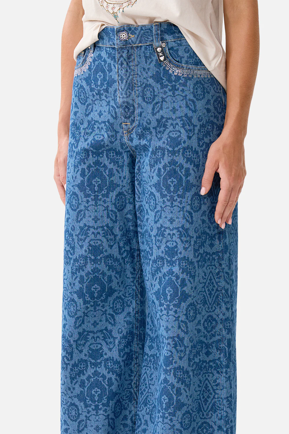 WIDE LEG JEAN DENIM - Image 5