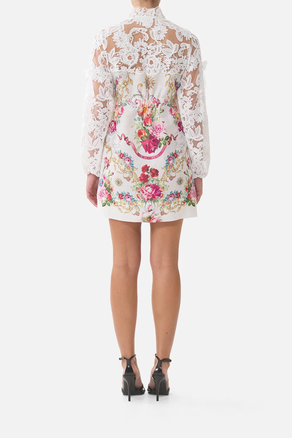 LACE SLEEVE MINI DRESS TORERO LIBERTINE - Image 2