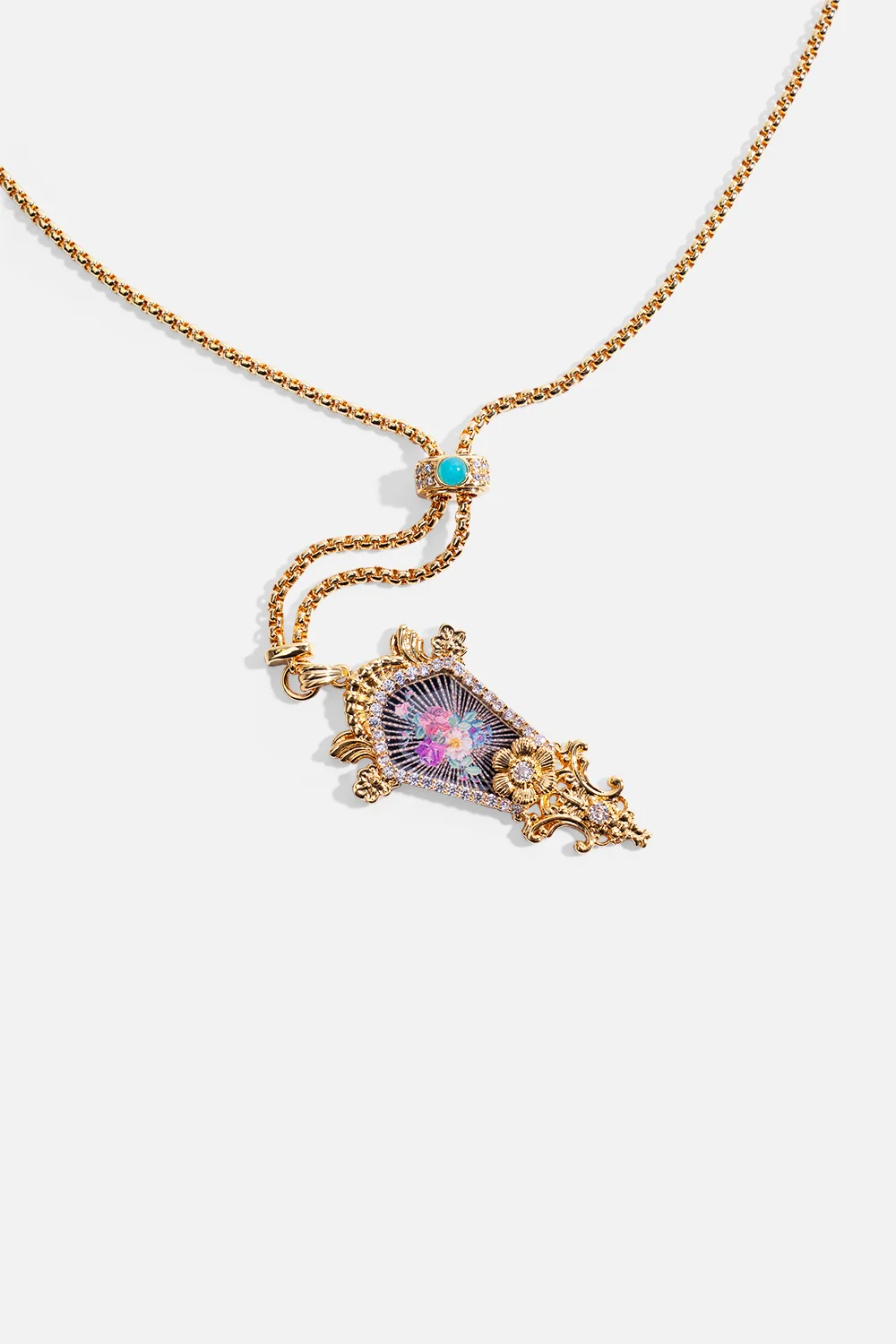 MY CAMEO ROMEO PENDANT NECKLACE GOLD - Image 3