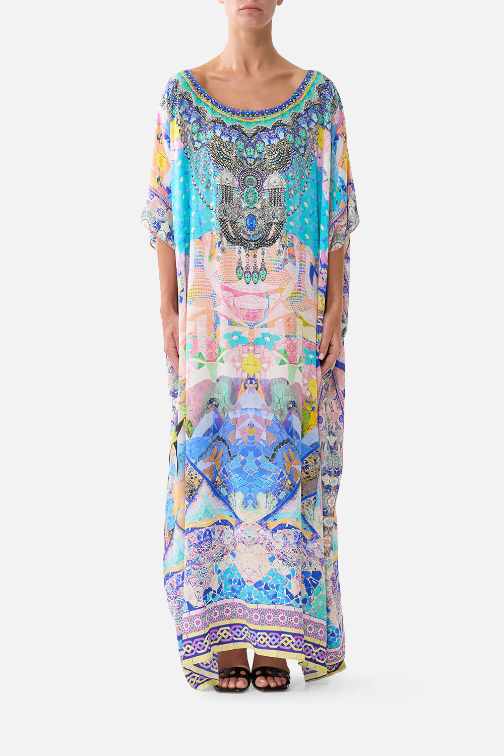 ROUND NECK KAFTAN GAUDI TRIBUTE