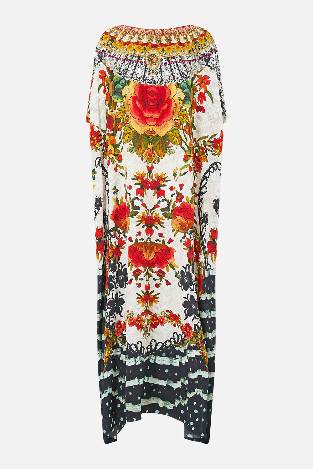 ROUND NECK KAFTAN LA ROSA - Image 6