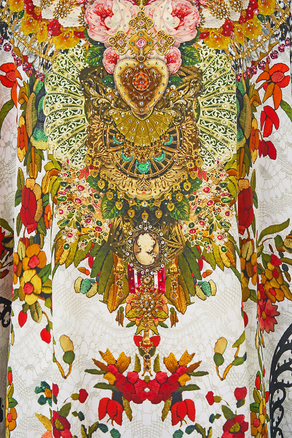 ROUND NECK KAFTAN LA ROSA - Image 7
